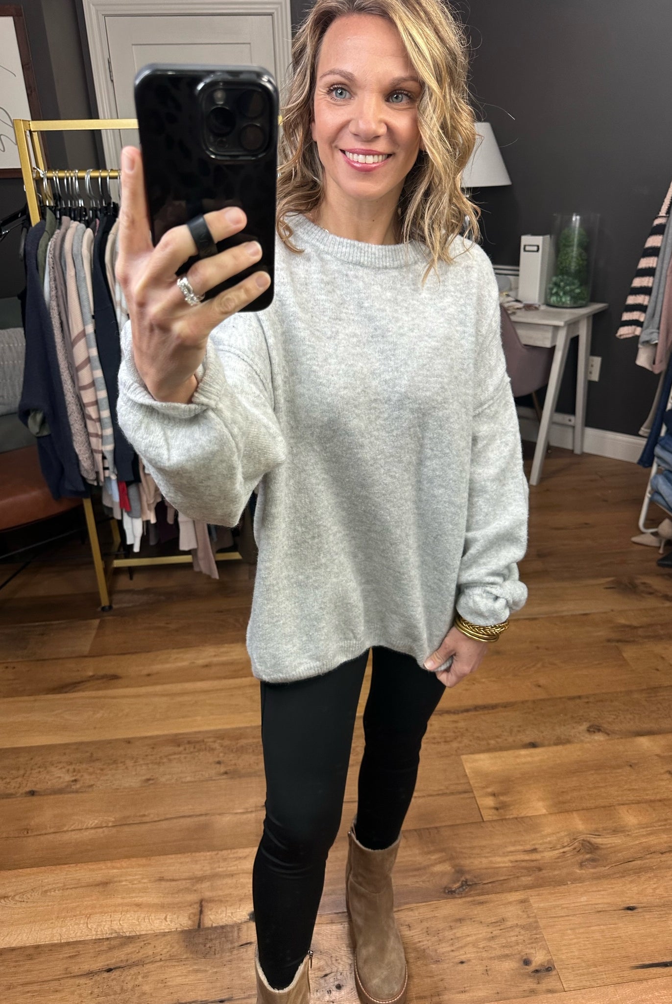 A Different View Oversized Sweater - Multiple Options-Sweaters-Miracle F123-Anna Kaytes Boutique, Women's Fashion Boutique in Grinnell, Iowa