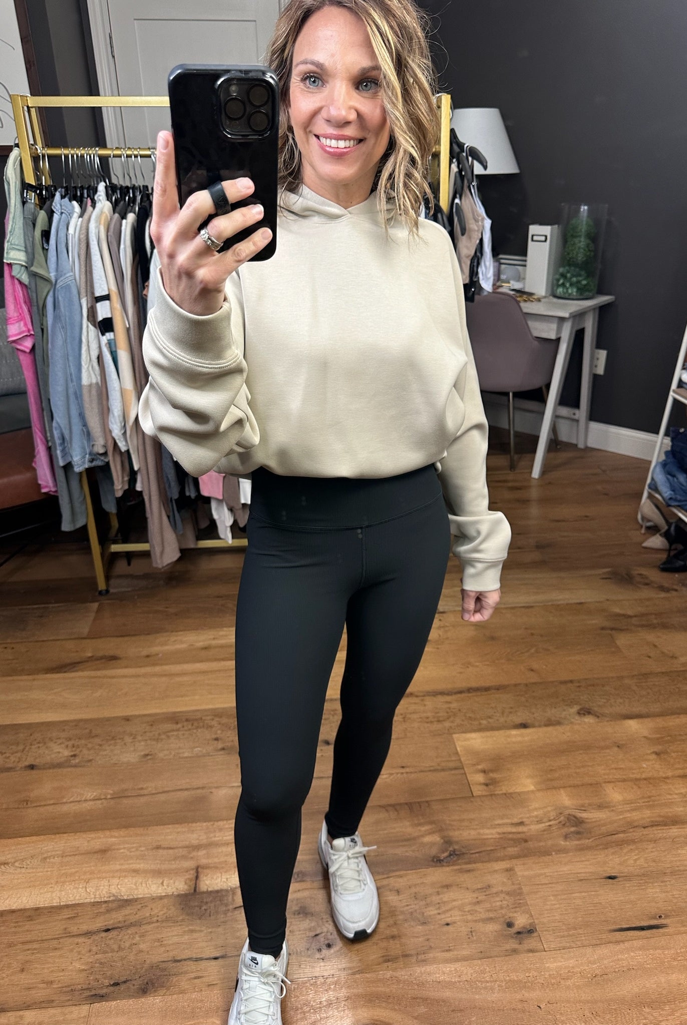 The Britt Ribbed Corded Legging - Black-Leggings-Mono B APH3091-Anna Kaytes Boutique, Women's Fashion Boutique in Grinnell, Iowa