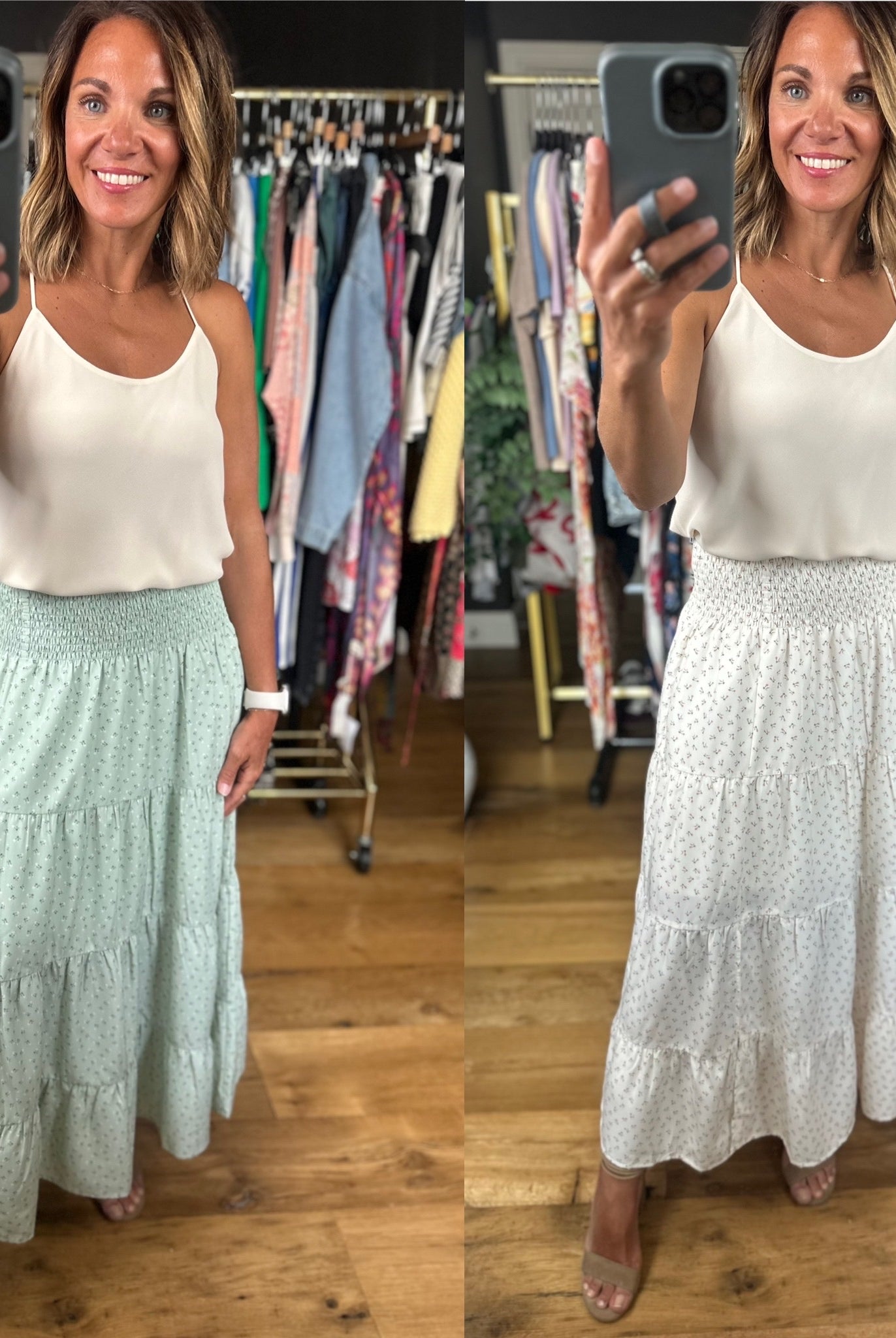 Going Your Way Tiered Maxi Skirt-Dresses-Wishlist-Anna Kaytes Boutique, Women's Fashion Boutique in Grinnell, Iowa