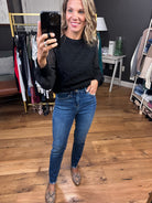 The Taylor High-Rise Stretch Slim Straight Denim-Jeans-Vervet T5911-Anna Kaytes Boutique, Women's Fashion Boutique in Grinnell, Iowa