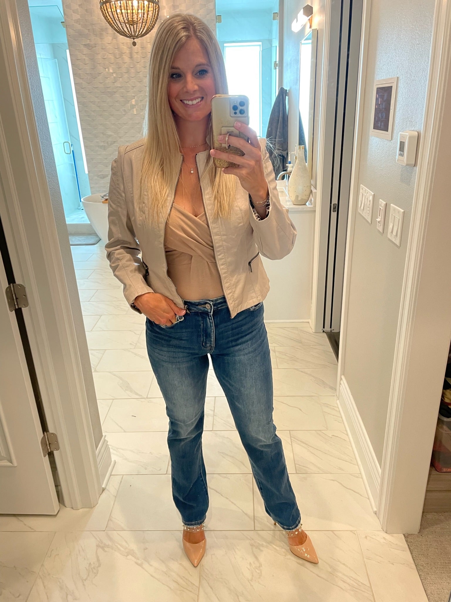 Down The Road Moto Faux-Leather Jacket - Multiple Options-Jackets-Coalition LA L16OF2-Anna Kaytes Boutique, Women's Fashion Boutique in Grinnell, Iowa