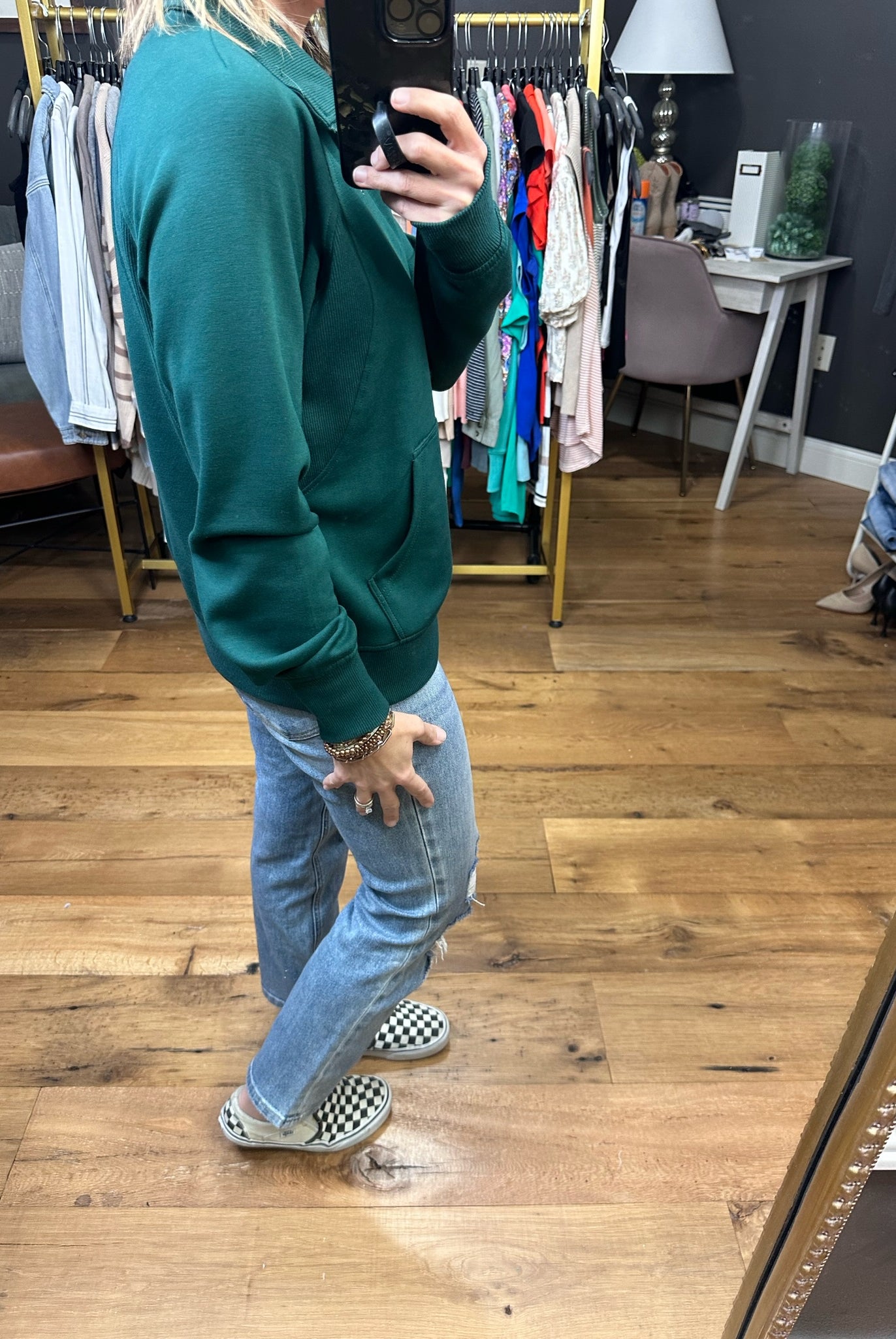 Other Than That Pocket Zip Pullover - Multiple Options-Sweaters-Thread & Supply J1620mskts-Anna Kaytes Boutique, Women's Fashion Boutique in Grinnell, Iowa