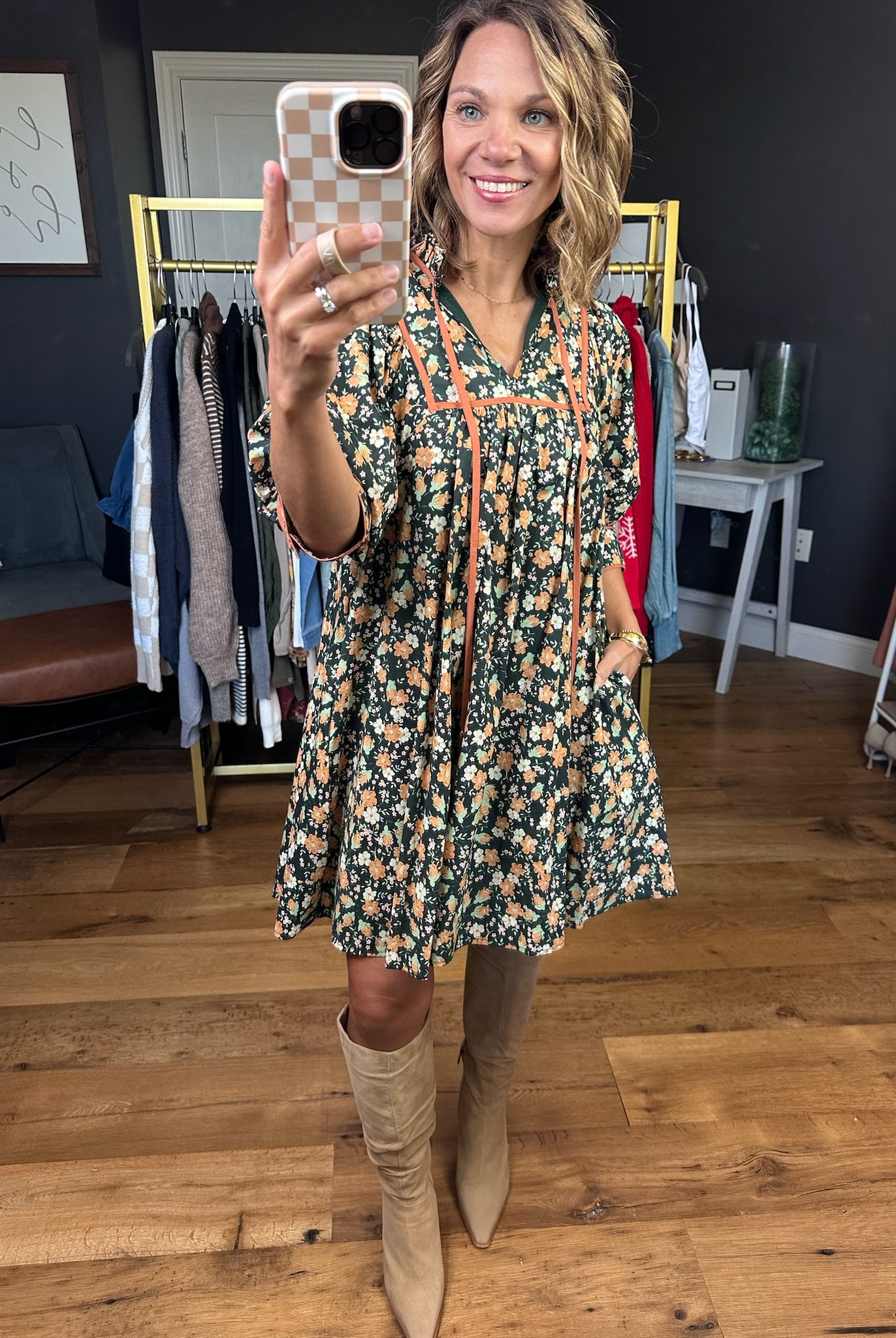 Know The One Floral Dress - Multiple Options-Entro-Anna Kaytes Boutique, Women's Fashion Boutique in Grinnell, Iowa