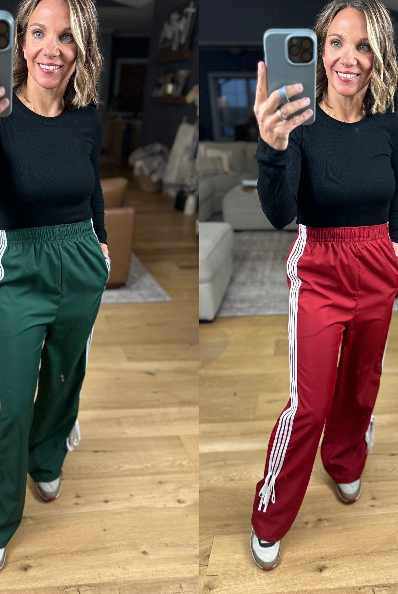 Casual Day Trim-Detail Pant-Pants-Very J-Anna Kaytes Boutique, Women's Fashion Boutique in Grinnell, Iowa