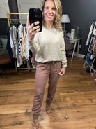 Simple Ways Lightweight Sweater - Light Beige-Sweaters-Be Cool 64088-Anna Kaytes Boutique, Women's Fashion Boutique in Grinnell, Iowa