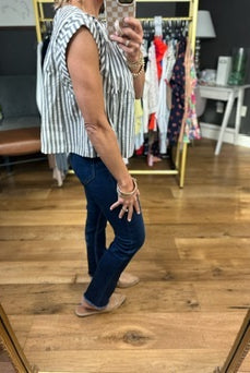 Going Somewhere Striped Top - Black-Aemi & Co-Anna Kaytes Boutique, Women's Fashion Boutique in Grinnell, Iowa