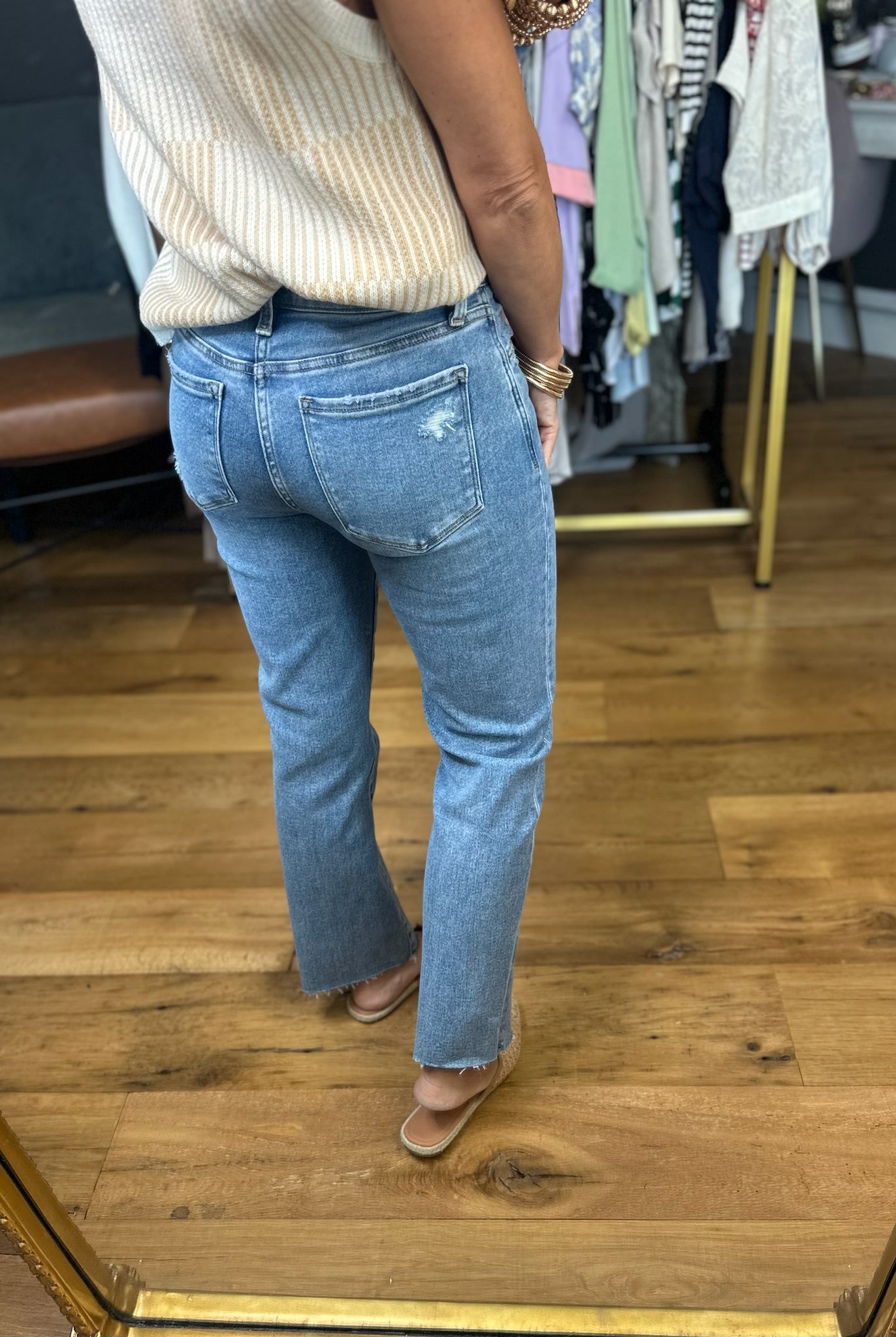The Rosie Mid-Rise Straight Denim-Vervet-Anna Kaytes Boutique, Women's Fashion Boutique in Grinnell, Iowa