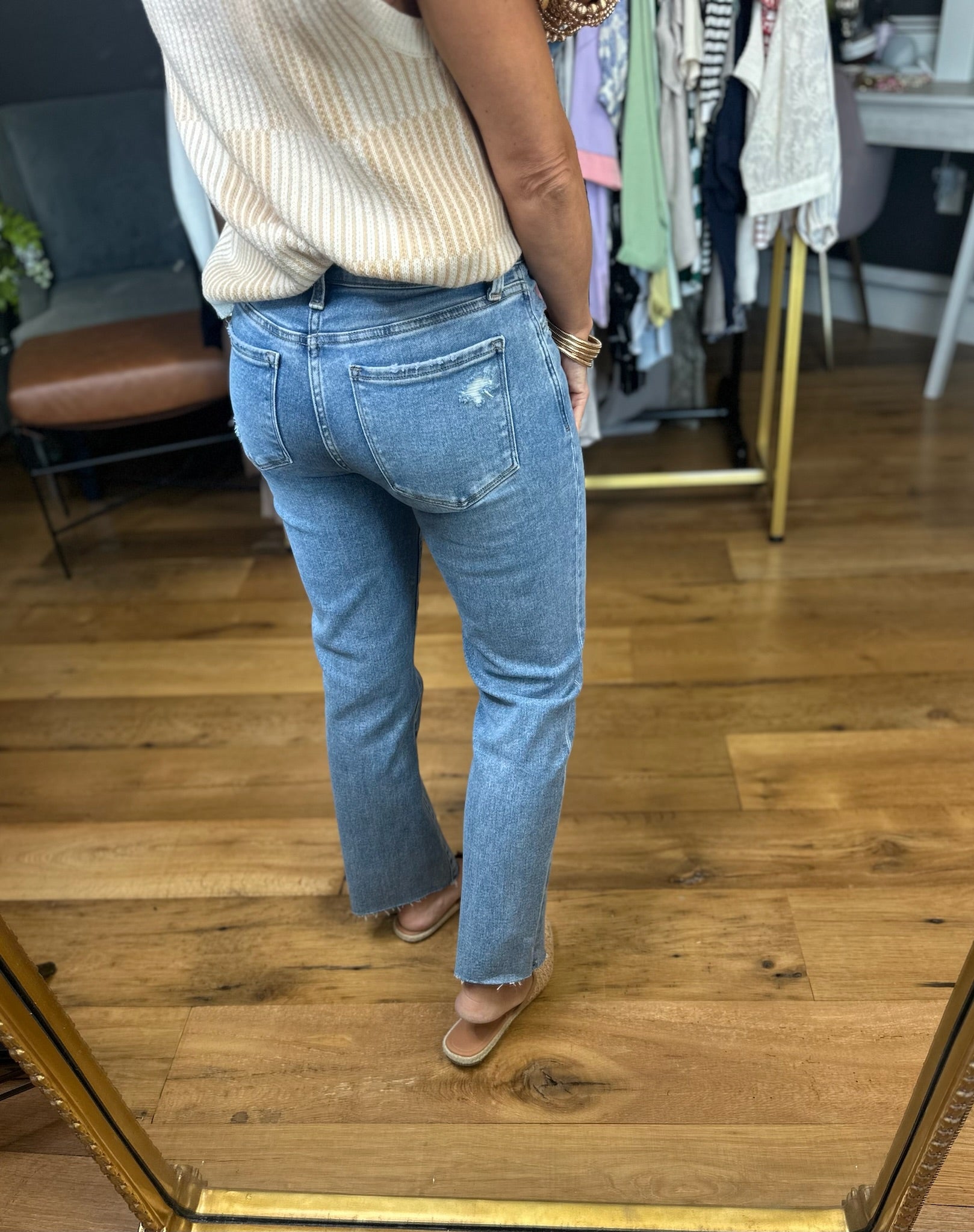The Rosie Mid-Rise Straight Denim-Vervet-Anna Kaytes Boutique, Women's Fashion Boutique in Grinnell, Iowa