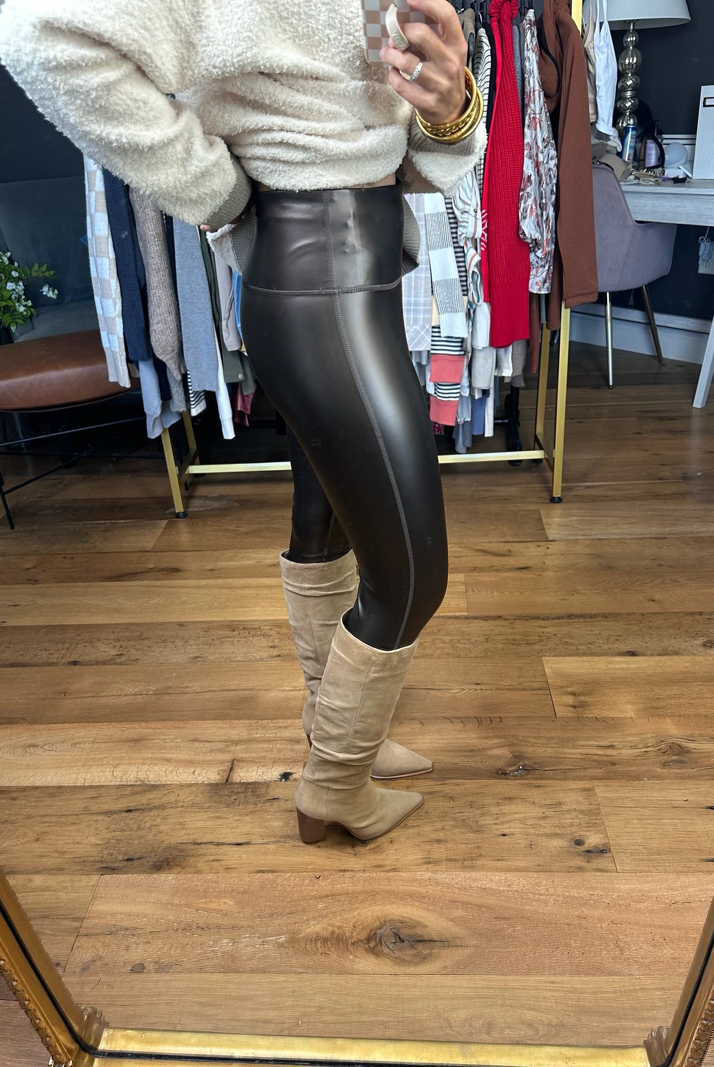 The Lana Liquid Legging - Multiple Options-Leggings-Mono B-Anna Kaytes Boutique, Women's Fashion Boutique in Grinnell, Iowa