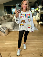 Somebody Loves You Graphic Print Crewneck-Bucketlist-Anna Kaytes Boutique, Women's Fashion Boutique in Grinnell, Iowa