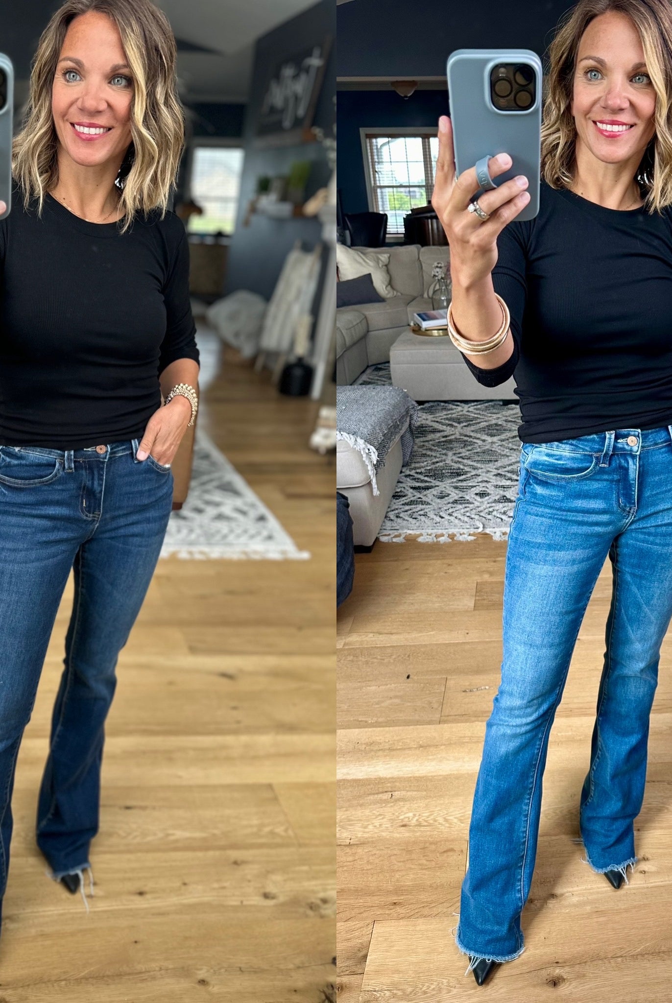 The Tara Mid-Rise Flare Denim-Vervet-Anna Kaytes Boutique, Women's Fashion Boutique in Grinnell, Iowa