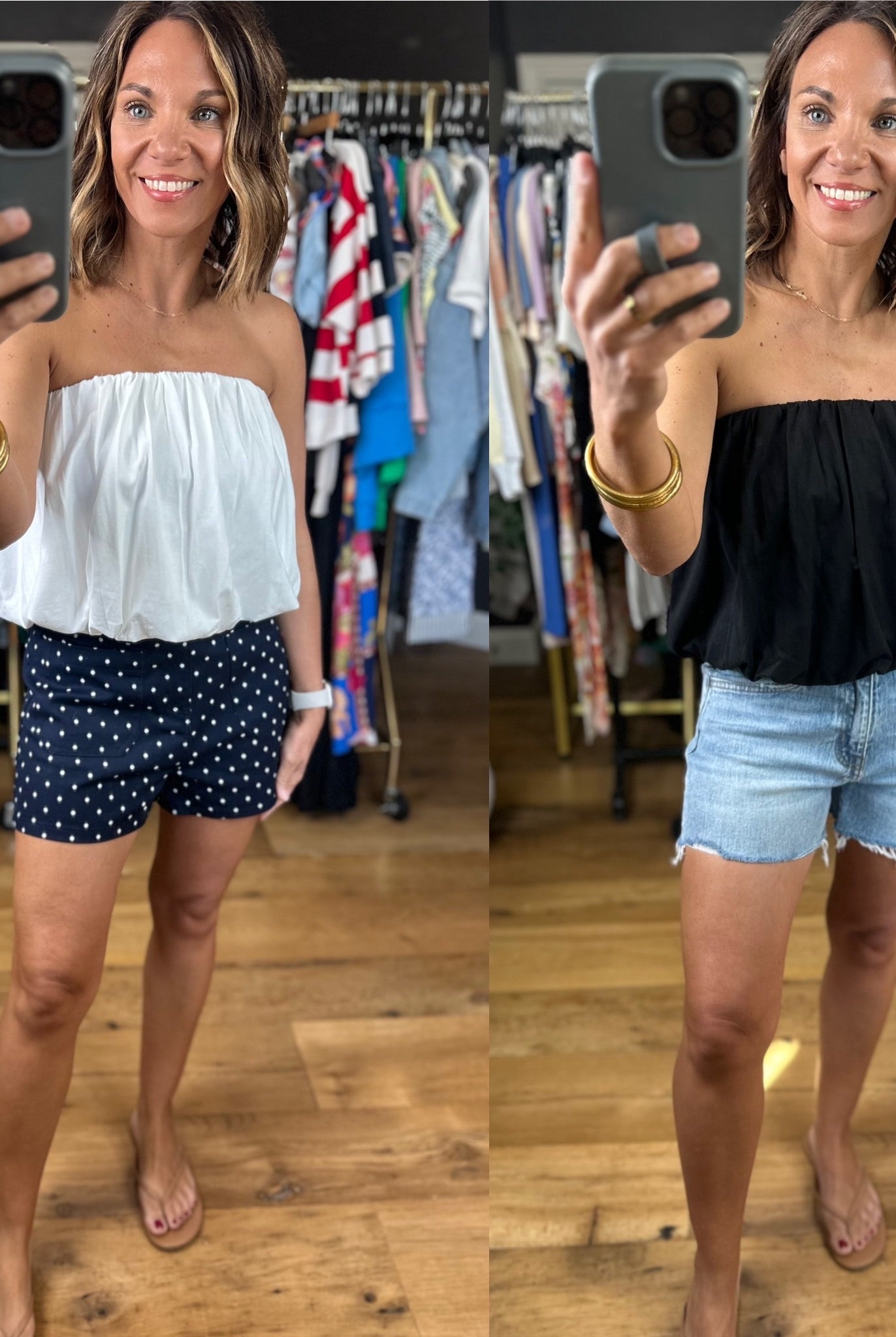 New Beginnings Strapless Top-Sleeveless-Wishlist-Anna Kaytes Boutique, Women's Fashion Boutique in Grinnell, Iowa