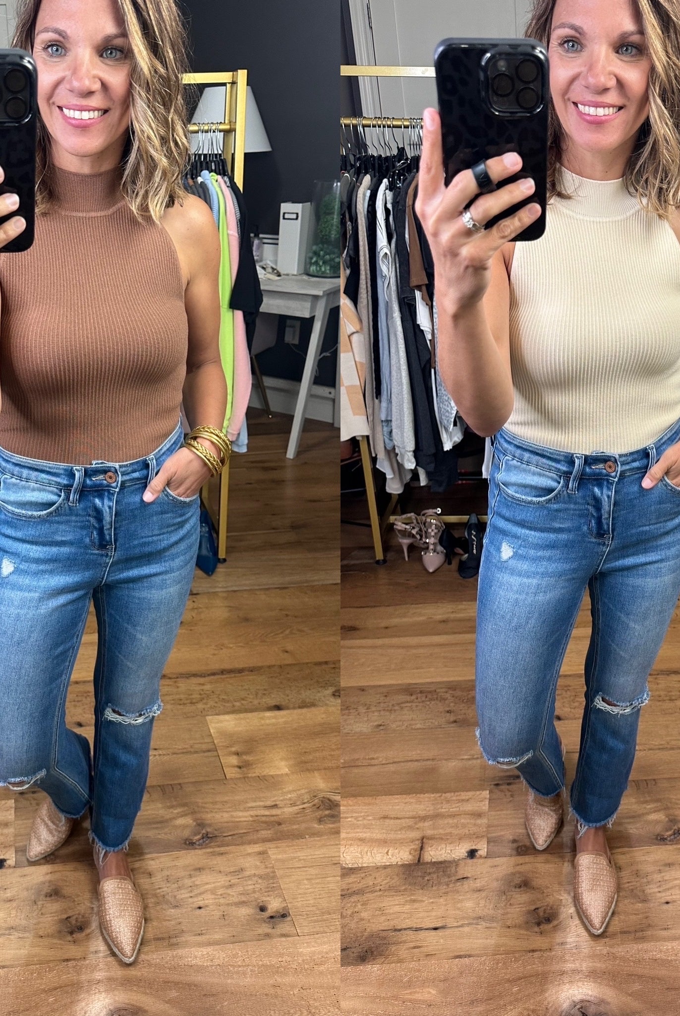 Wait Around Ribbed Sweater Tank - Multiple Options-Sweaters-Allie Rose ATS5997-Anna Kaytes Boutique, Women's Fashion Boutique in Grinnell, Iowa