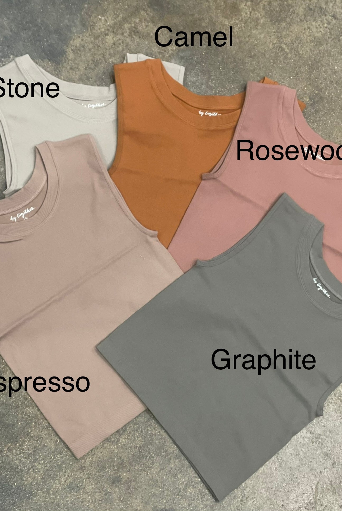 The Deila Cropped Tank - Multiple Options-Sleeveless-By Together S1076-Anna Kaytes Boutique, Women's Fashion Boutique in Grinnell, Iowa