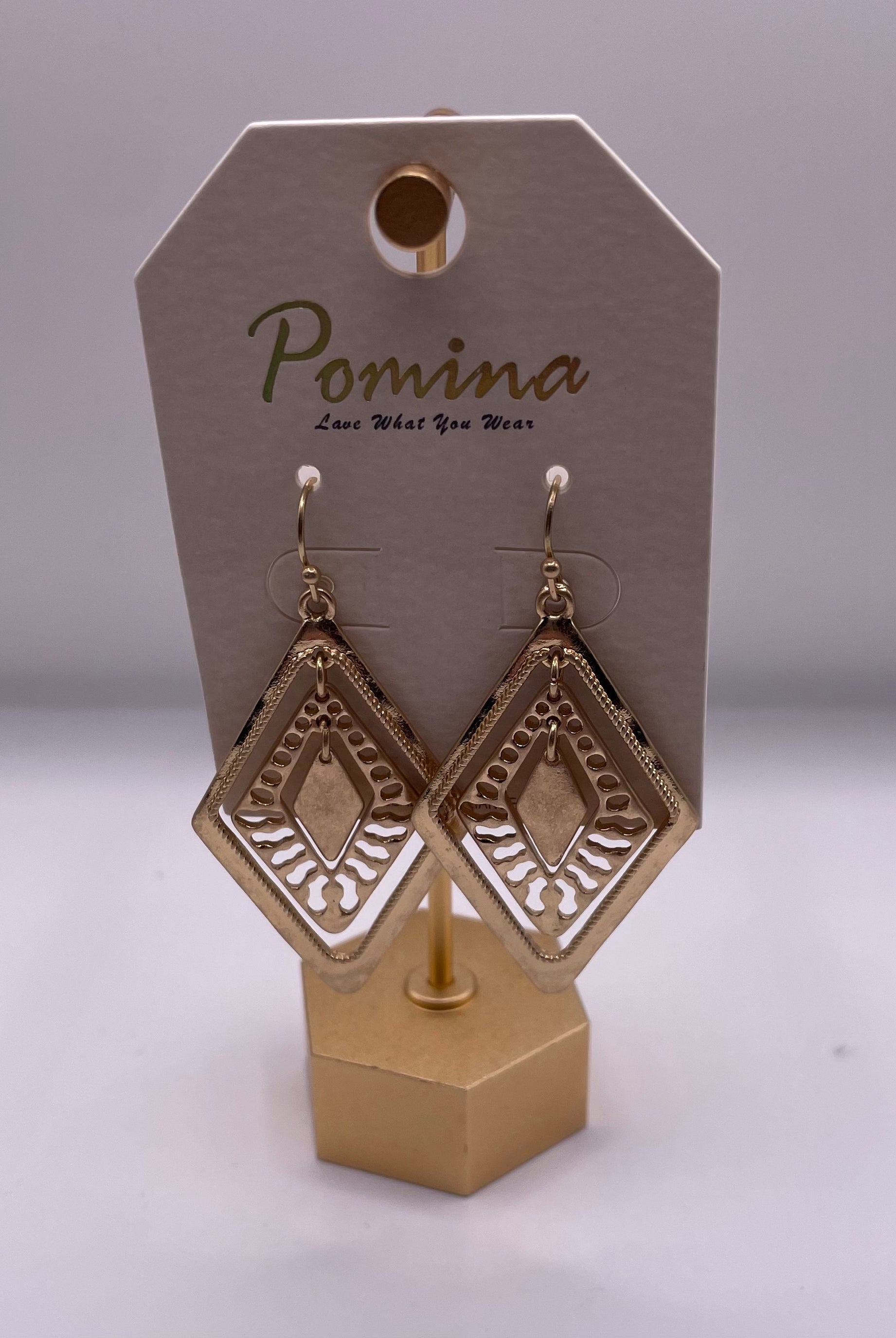 Lola Matte Gold Earrings-Bracelets-Anna Kaytes Boutique-Anna Kaytes Boutique, Women's Fashion Boutique in Grinnell, Iowa
