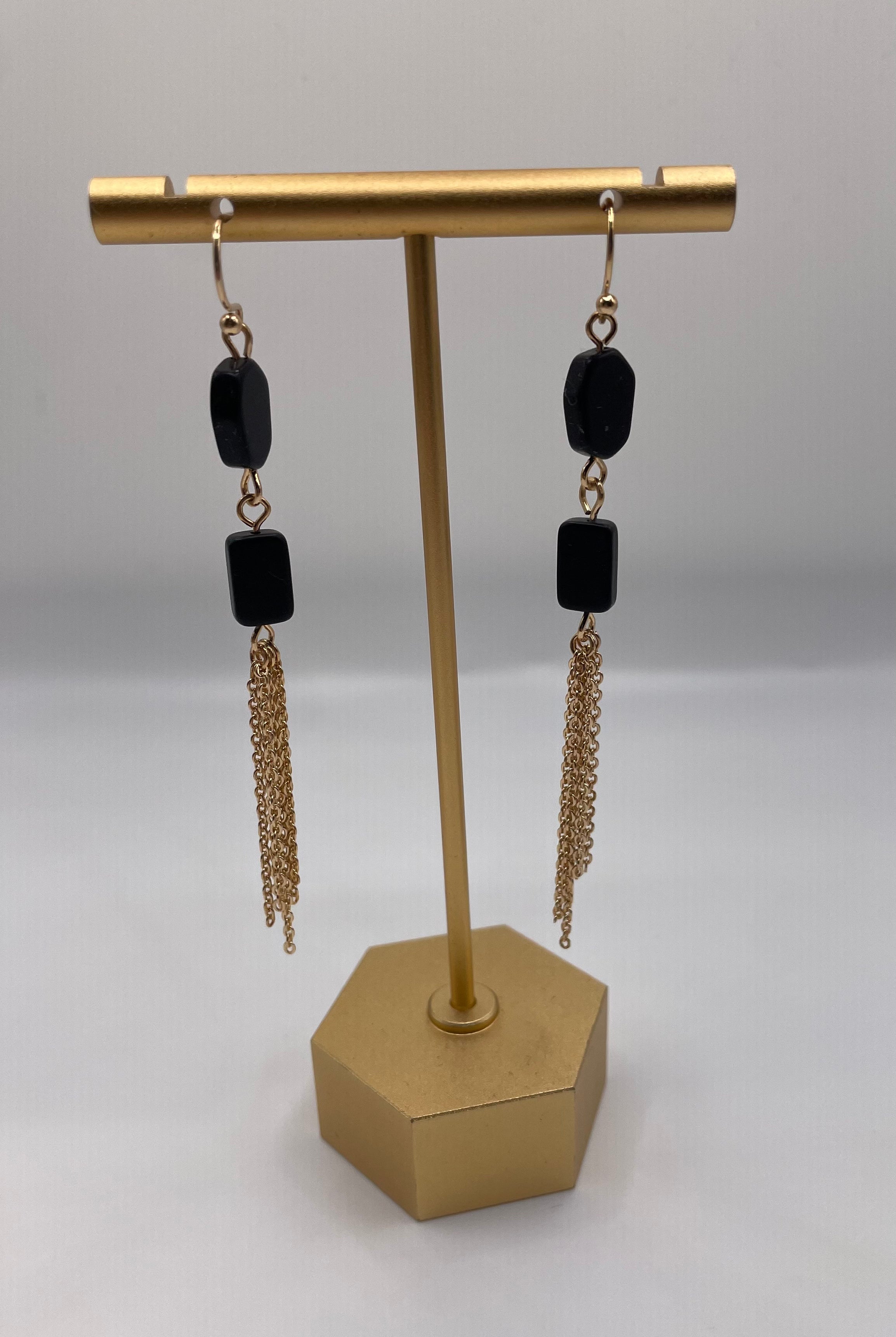 Stone Tassel Earring- Multiple Options-Earrings-Anna Kaytes Boutique-Anna Kaytes Boutique, Women's Fashion Boutique in Grinnell, Iowa
