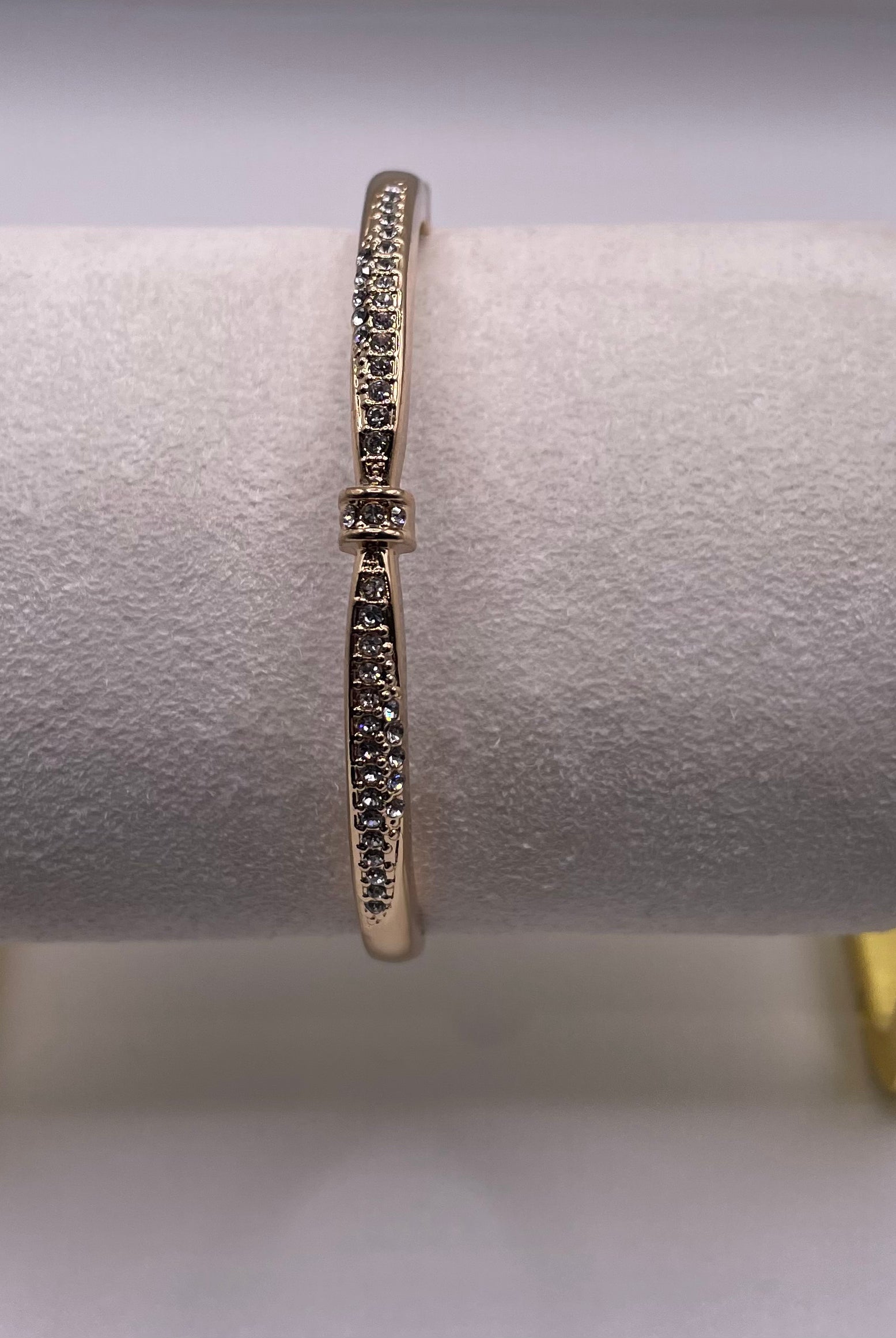 Kate Hinged Bracelet- Gold-Bracelets-Anna Kaytes Boutique-Anna Kaytes Boutique, Women's Fashion Boutique in Grinnell, Iowa