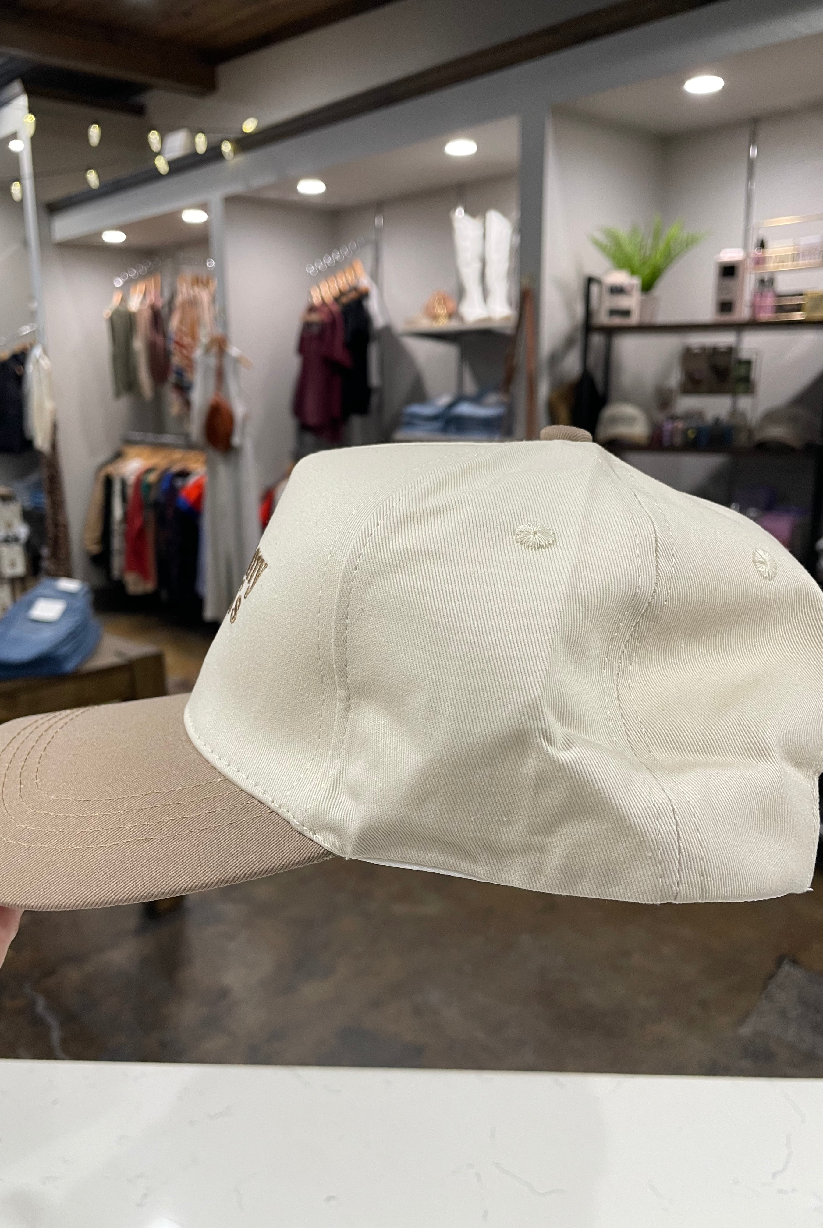 Husband's Tab Baseball Cap-Hats-Zenana-Anna Kaytes Boutique, Women's Fashion Boutique in Grinnell, Iowa