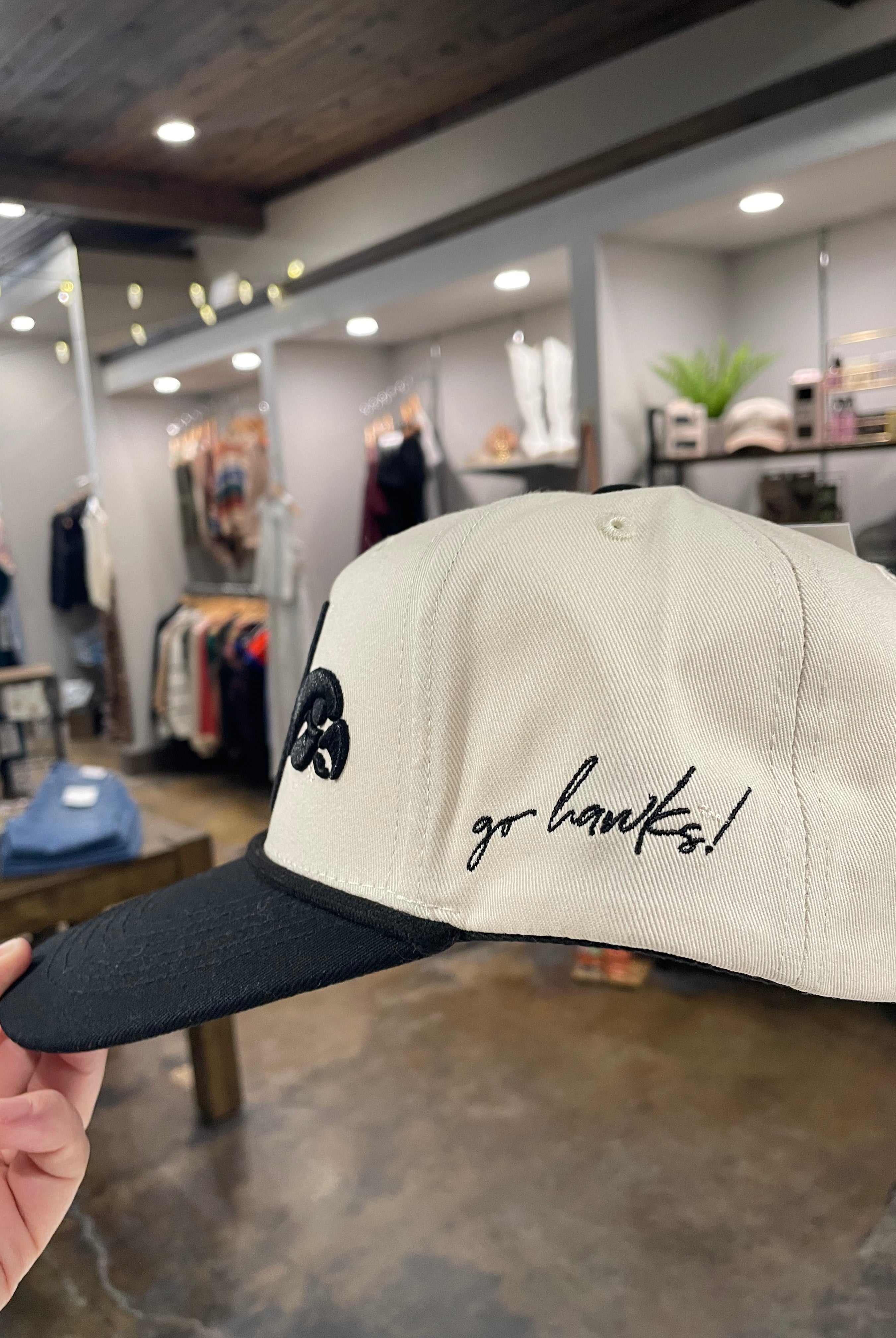 Hawkeyes Baseball Cap-Hats-Anna Kaytes Boutique-Anna Kaytes Boutique, Women's Fashion Boutique in Grinnell, Iowa
