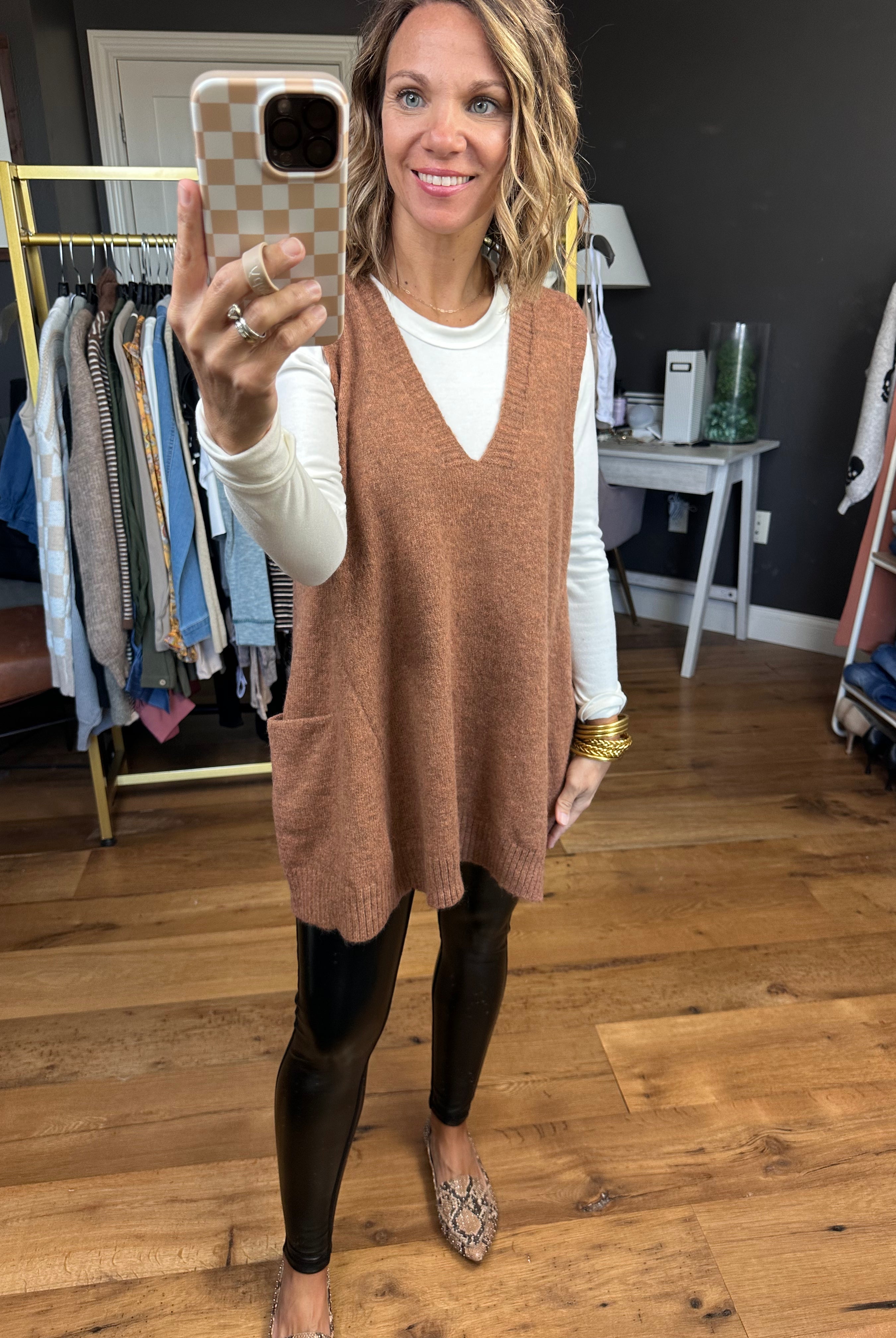Learn To Love V-Neck Sweater Vest - Multiple Options-Vests-Be Cool-Anna Kaytes Boutique, Women's Fashion Boutique in Grinnell, Iowa