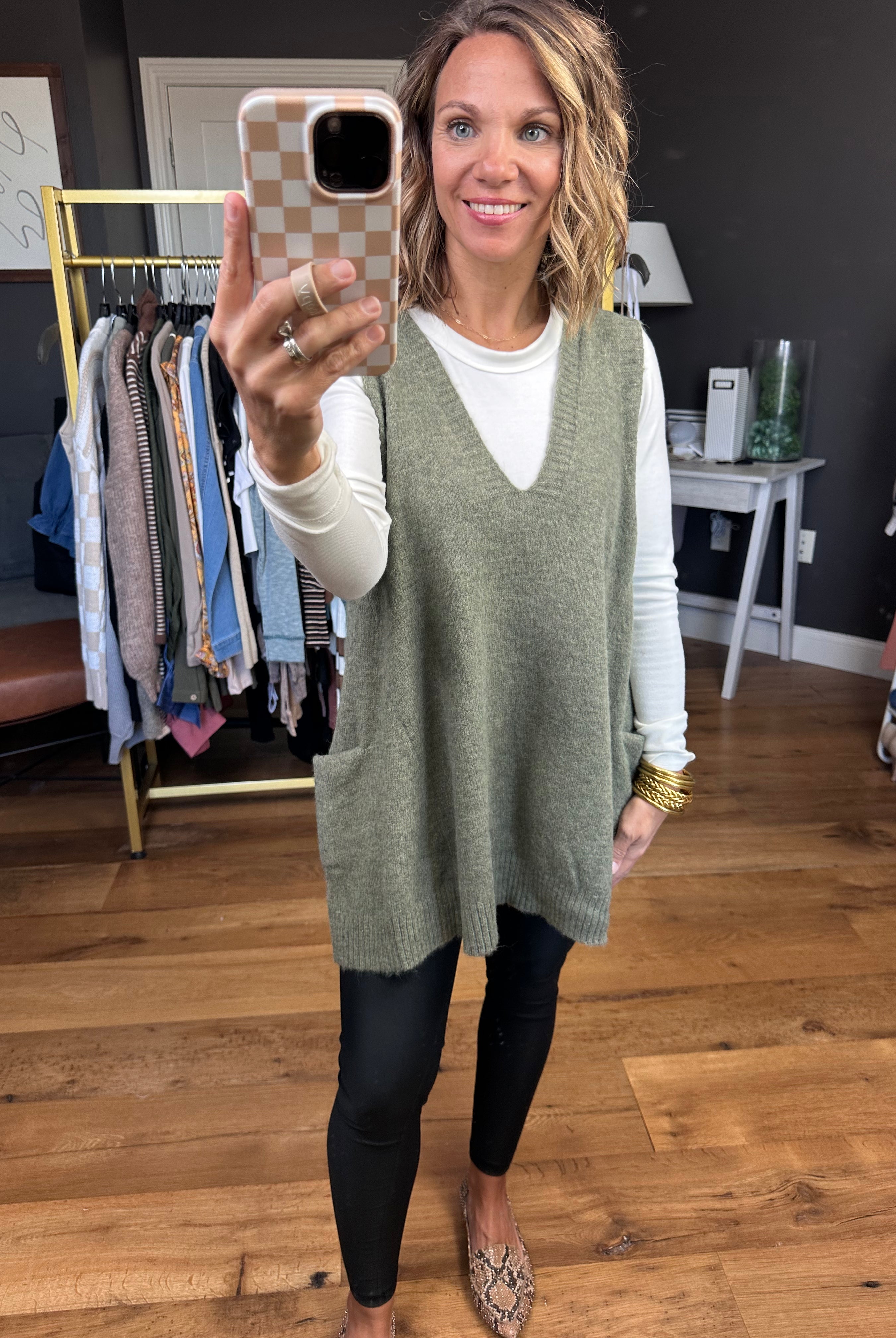 Learn To Love V-Neck Sweater Vest - Multiple Options-Vests-Be Cool-Anna Kaytes Boutique, Women's Fashion Boutique in Grinnell, Iowa