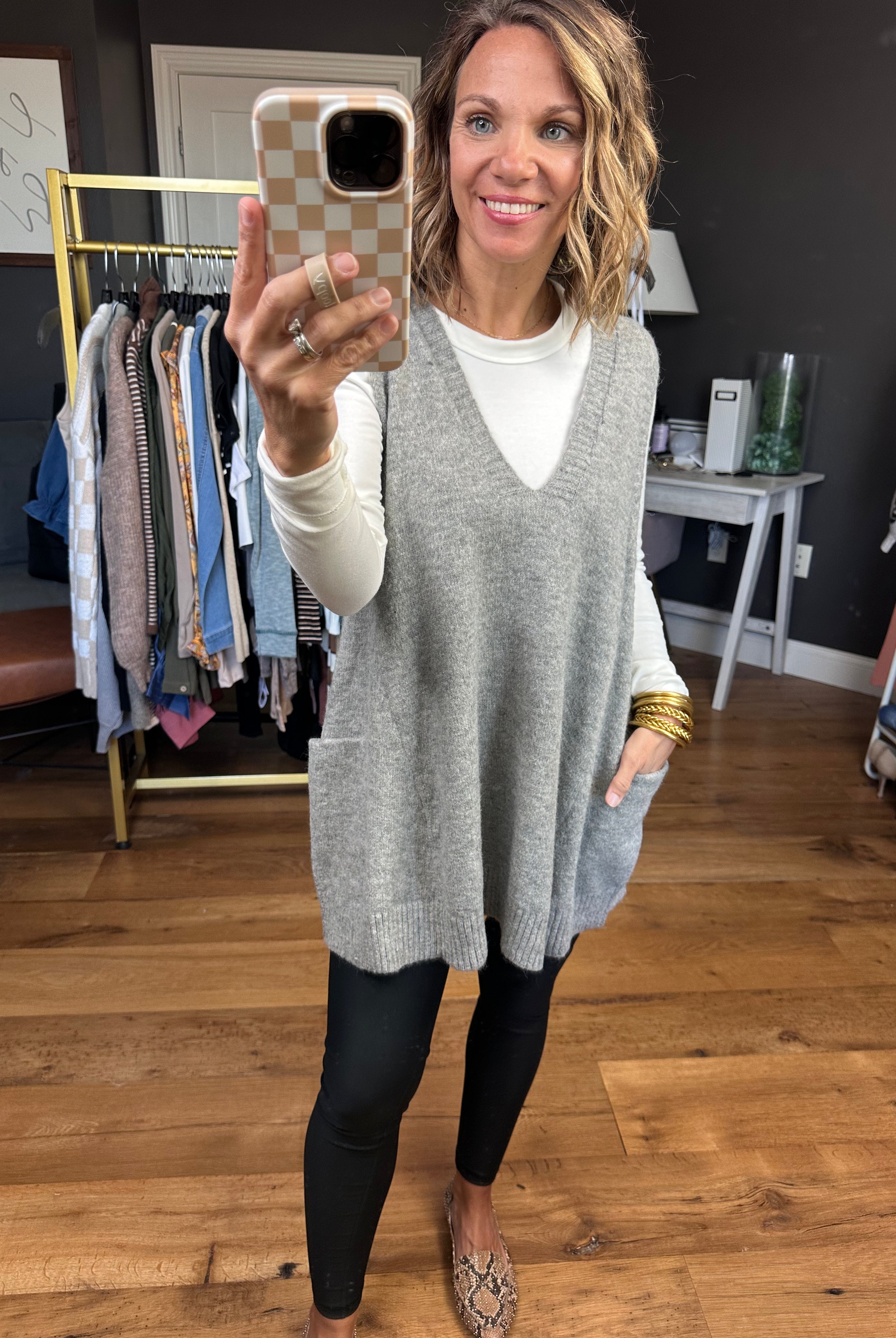 Learn To Love V-Neck Sweater Vest - Multiple Options-Vests-Be Cool-Anna Kaytes Boutique, Women's Fashion Boutique in Grinnell, Iowa
