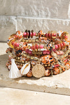 Layered Mixed Beads Bracelet Set-Bracelets-Urbanista LR1FBA111-Anna Kaytes Boutique, Women's Fashion Boutique in Grinnell, Iowa