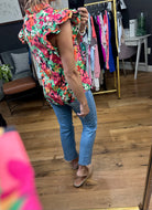 Make the Most Sense Floral Top - Black-Long Sleeves-She & Sky sy6459-Anna Kaytes Boutique, Women's Fashion Boutique in Grinnell, Iowa