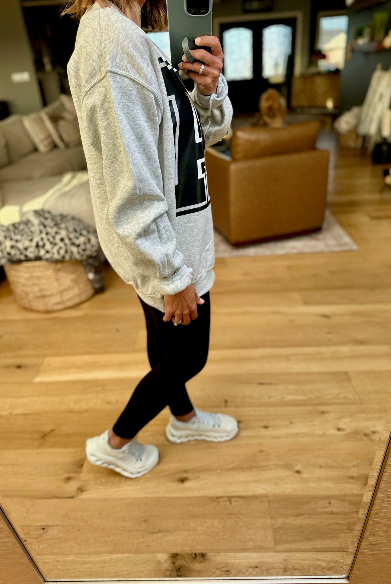 IA Crew Sweatshirt Cardi-Gildan-Anna Kaytes Boutique, Women's Fashion Boutique in Grinnell, Iowa