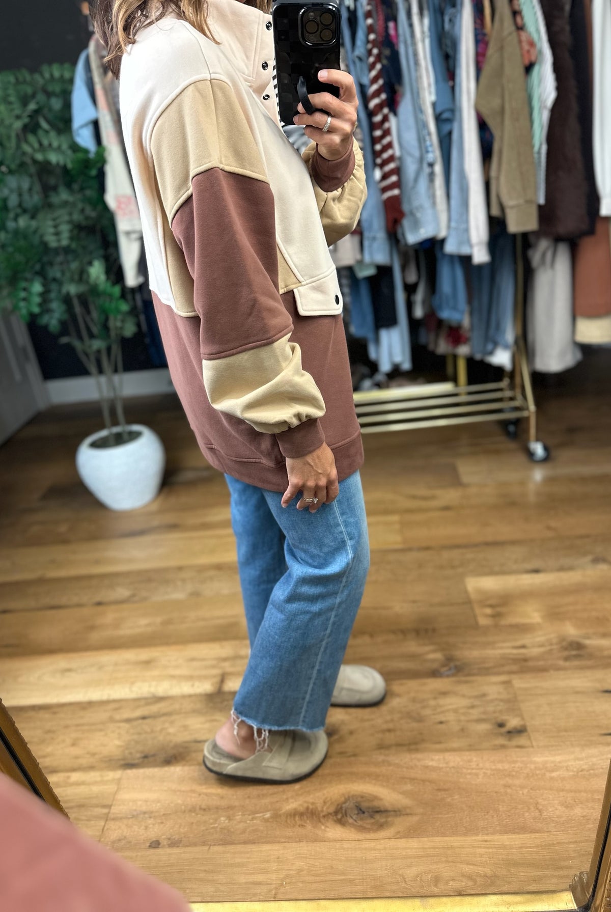 The Kara Colorblock Pullover-Sweaters-Anna Kaytes Boutique-Anna Kaytes Boutique, Women's Fashion Boutique in Grinnell, Iowa