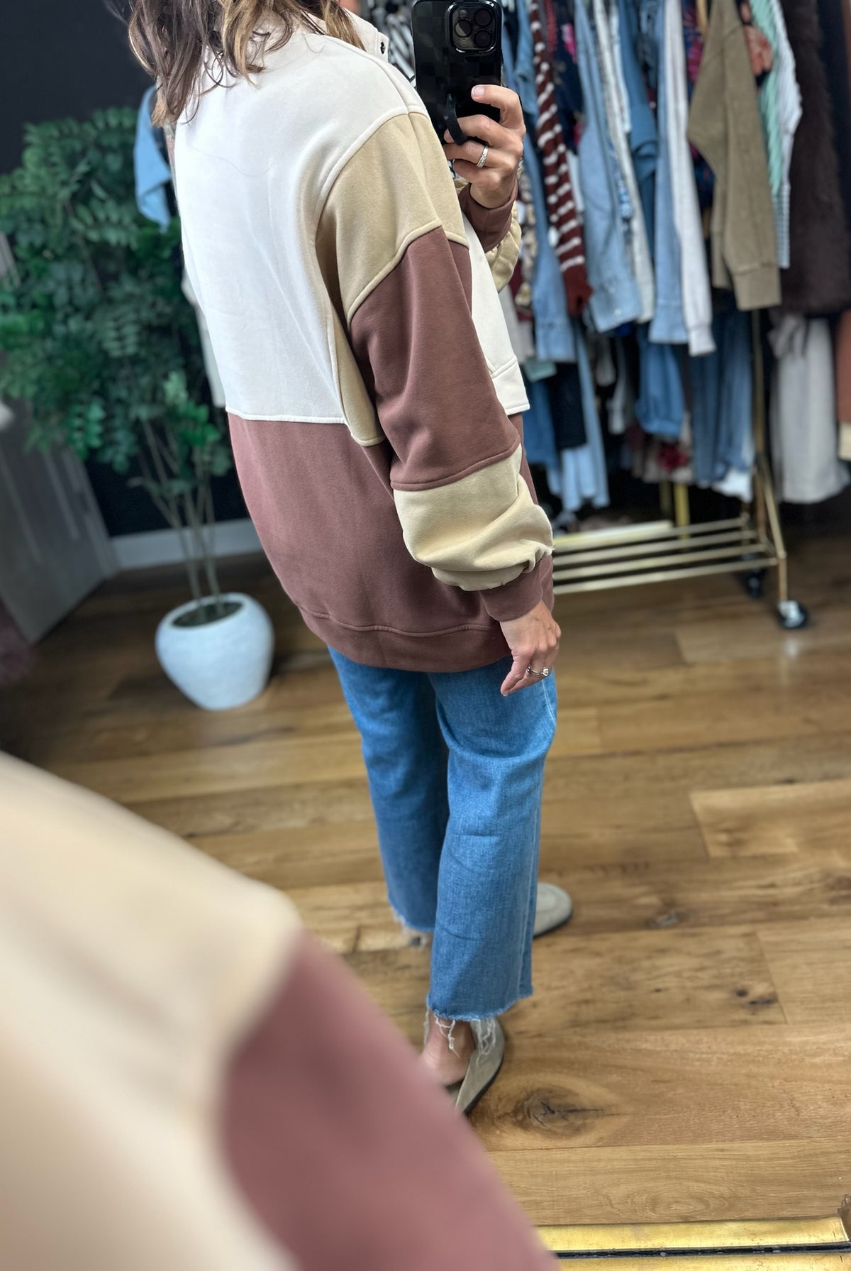 The Kara Colorblock Pullover-Sweaters-Anna Kaytes Boutique-Anna Kaytes Boutique, Women's Fashion Boutique in Grinnell, Iowa