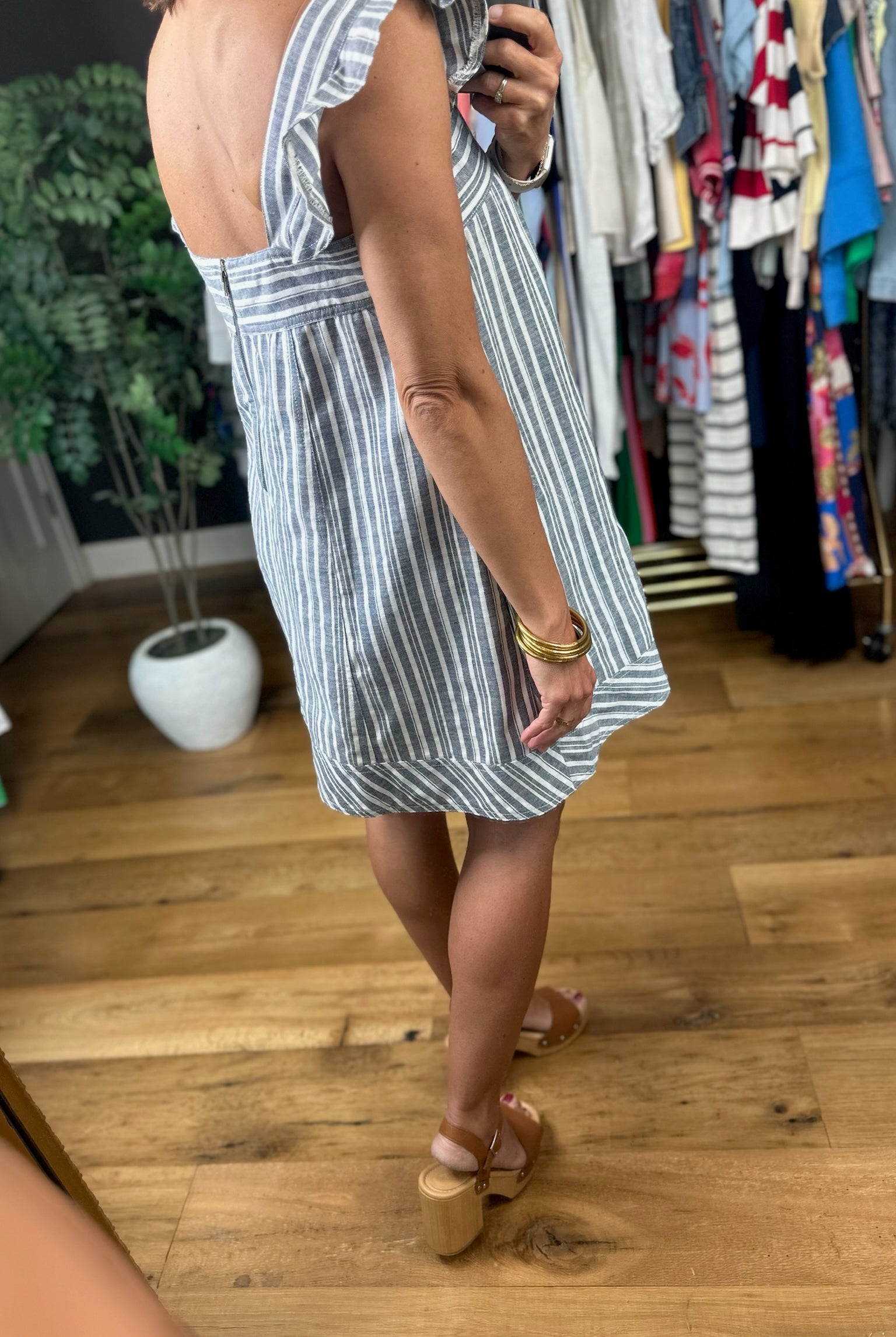 Sweet Melody Striped Dress-Dresses-ee:some-Anna Kaytes Boutique, Women's Fashion Boutique in Grinnell, Iowa