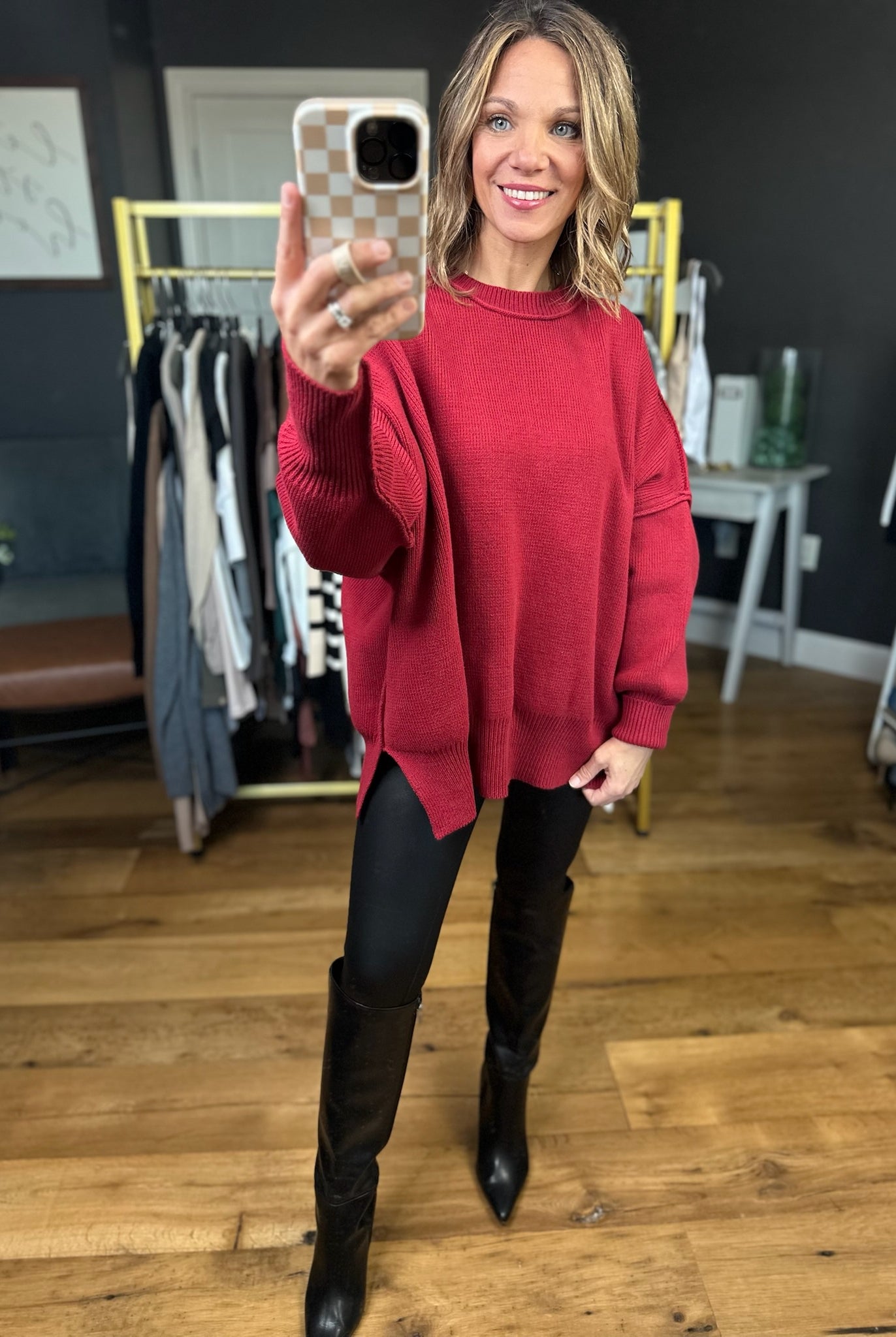 The Carly Ribbed Crew Sweater - Multiple Options-Entro-Anna Kaytes Boutique, Women's Fashion Boutique in Grinnell, Iowa