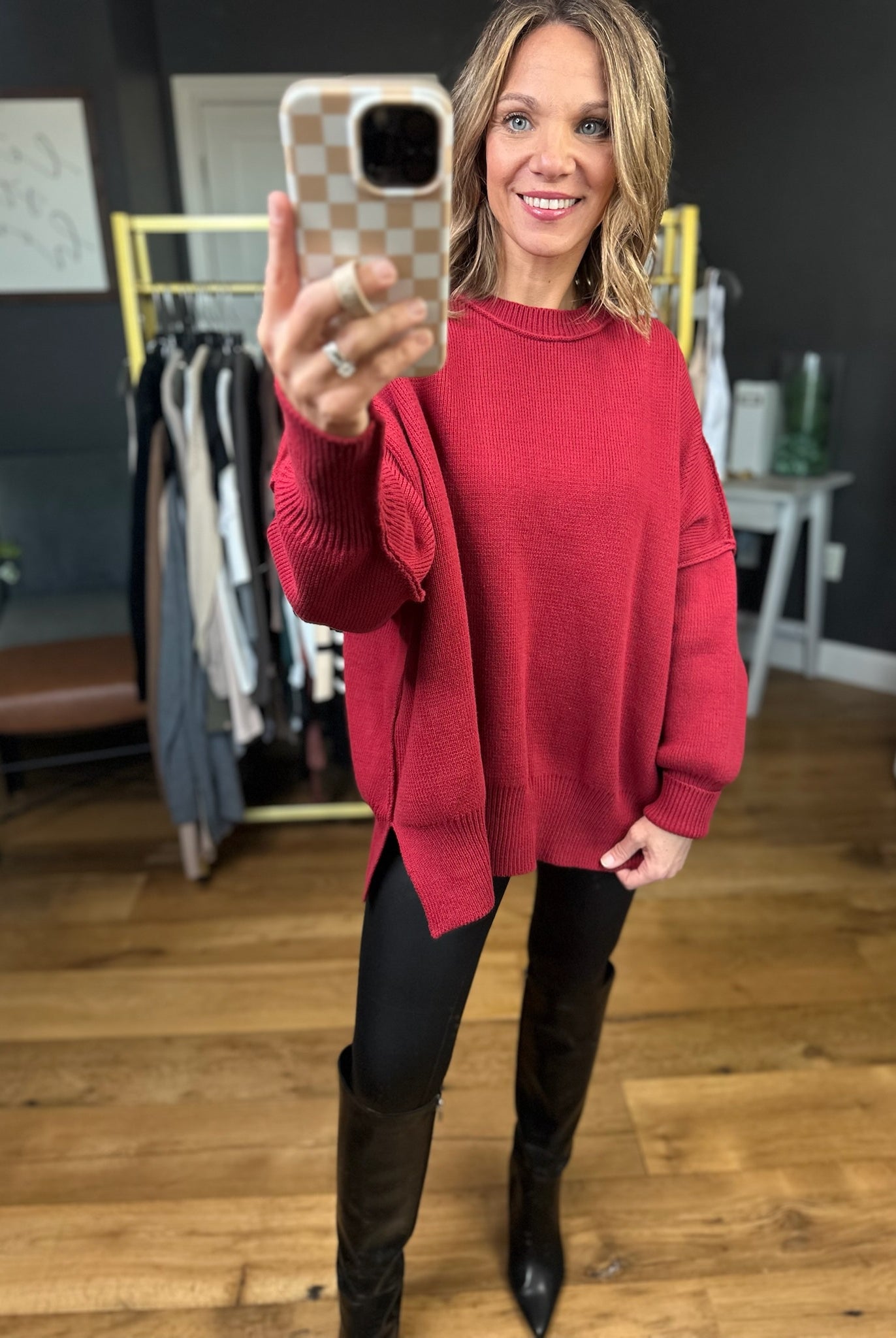 The Carly Ribbed Crew Sweater - Multiple Options-Entro-Anna Kaytes Boutique, Women's Fashion Boutique in Grinnell, Iowa