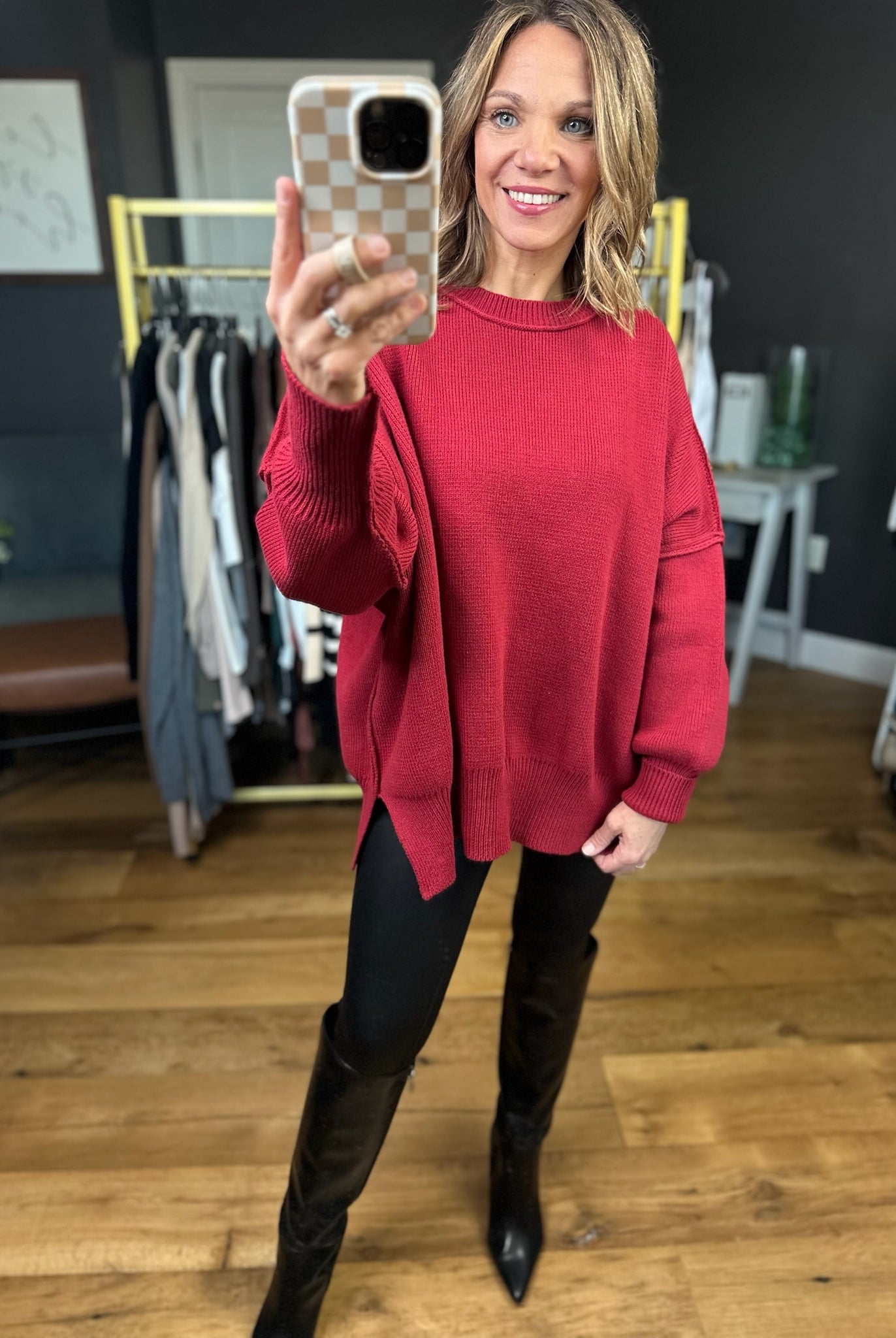 The Carly Ribbed Crew Sweater - Multiple Options-Entro-Anna Kaytes Boutique, Women's Fashion Boutique in Grinnell, Iowa