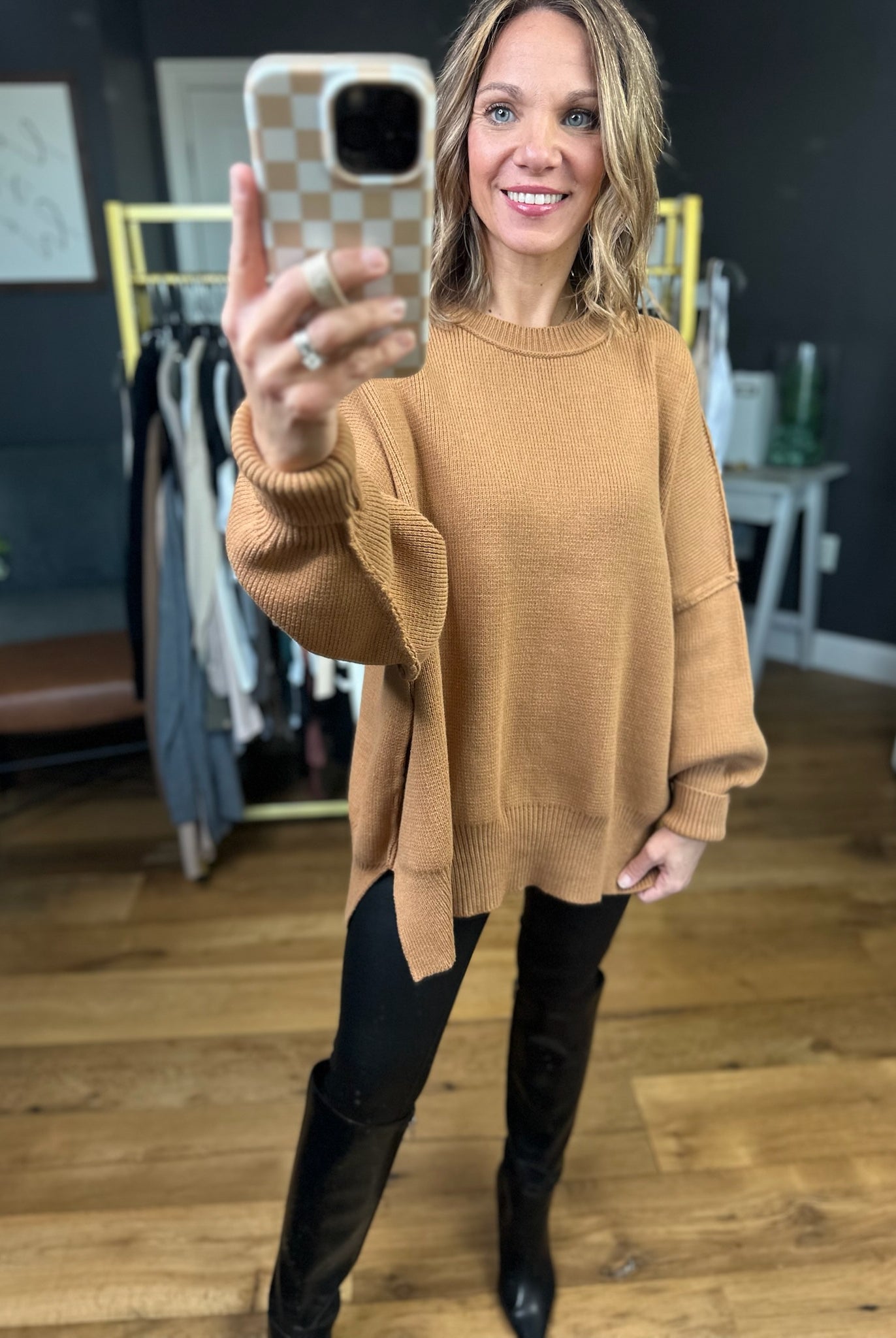 The Carly Ribbed Crew Sweater - Multiple Options-Entro-Anna Kaytes Boutique, Women's Fashion Boutique in Grinnell, Iowa