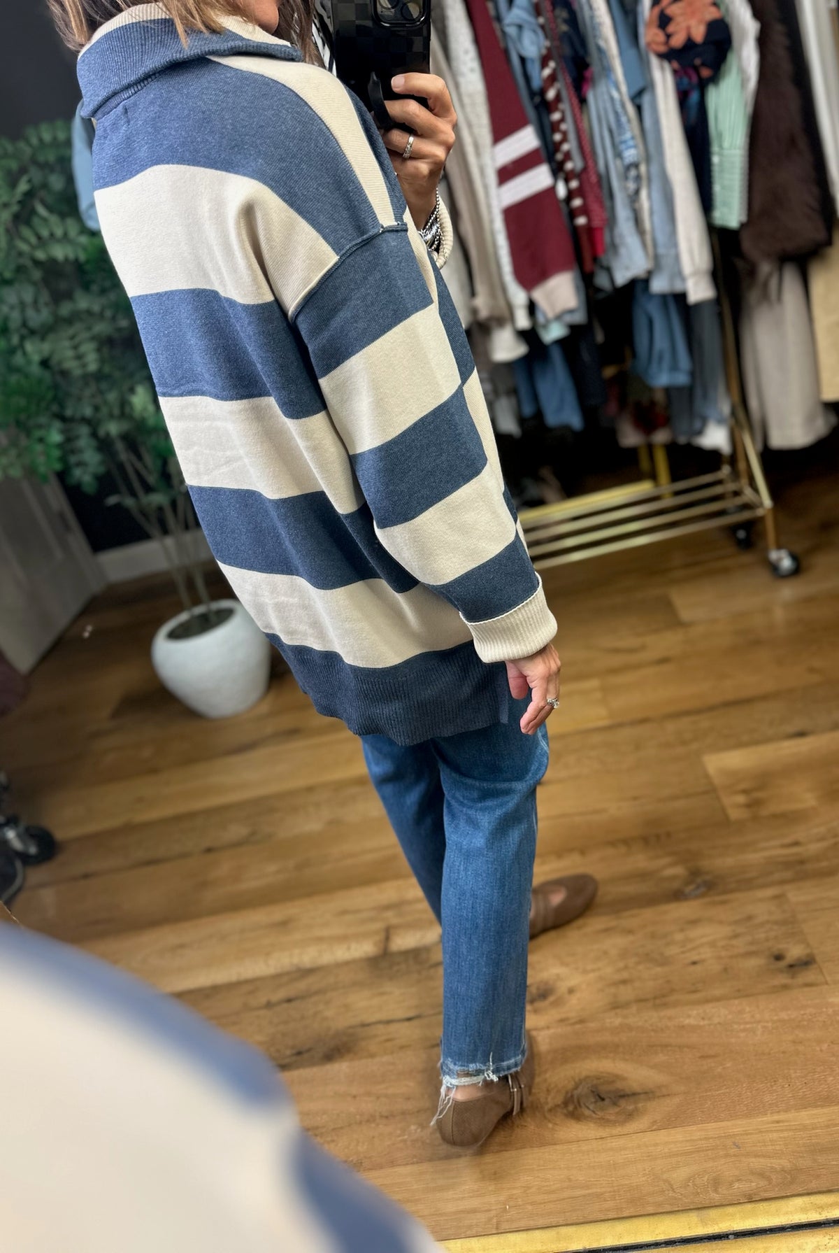Moving On Zip-Up Knit-Sweaters-By Together-Anna Kaytes Boutique, Women's Fashion Boutique in Grinnell, Iowa