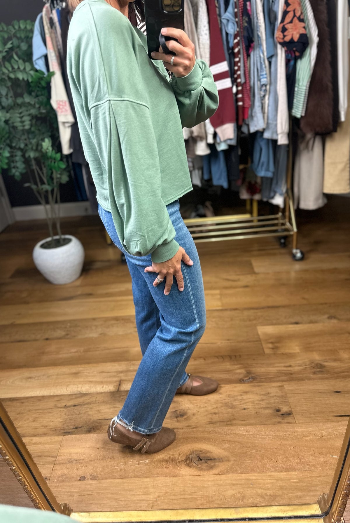 After All Olive Pullover-Sweaters-Blu Pepper-Anna Kaytes Boutique, Women's Fashion Boutique in Grinnell, Iowa