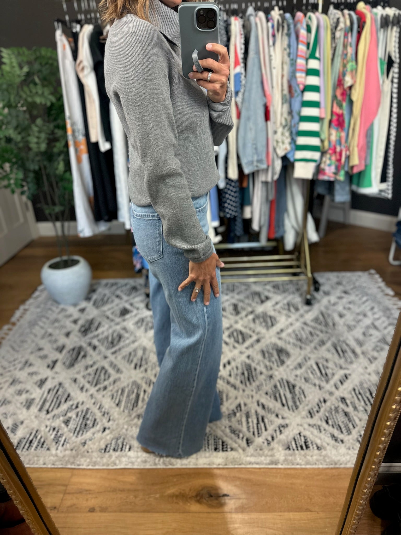 The Right Memory Turtle-Neck Sweater-Sweaters-Blu Ivy-Anna Kaytes Boutique, Women's Fashion Boutique in Grinnell, Iowa