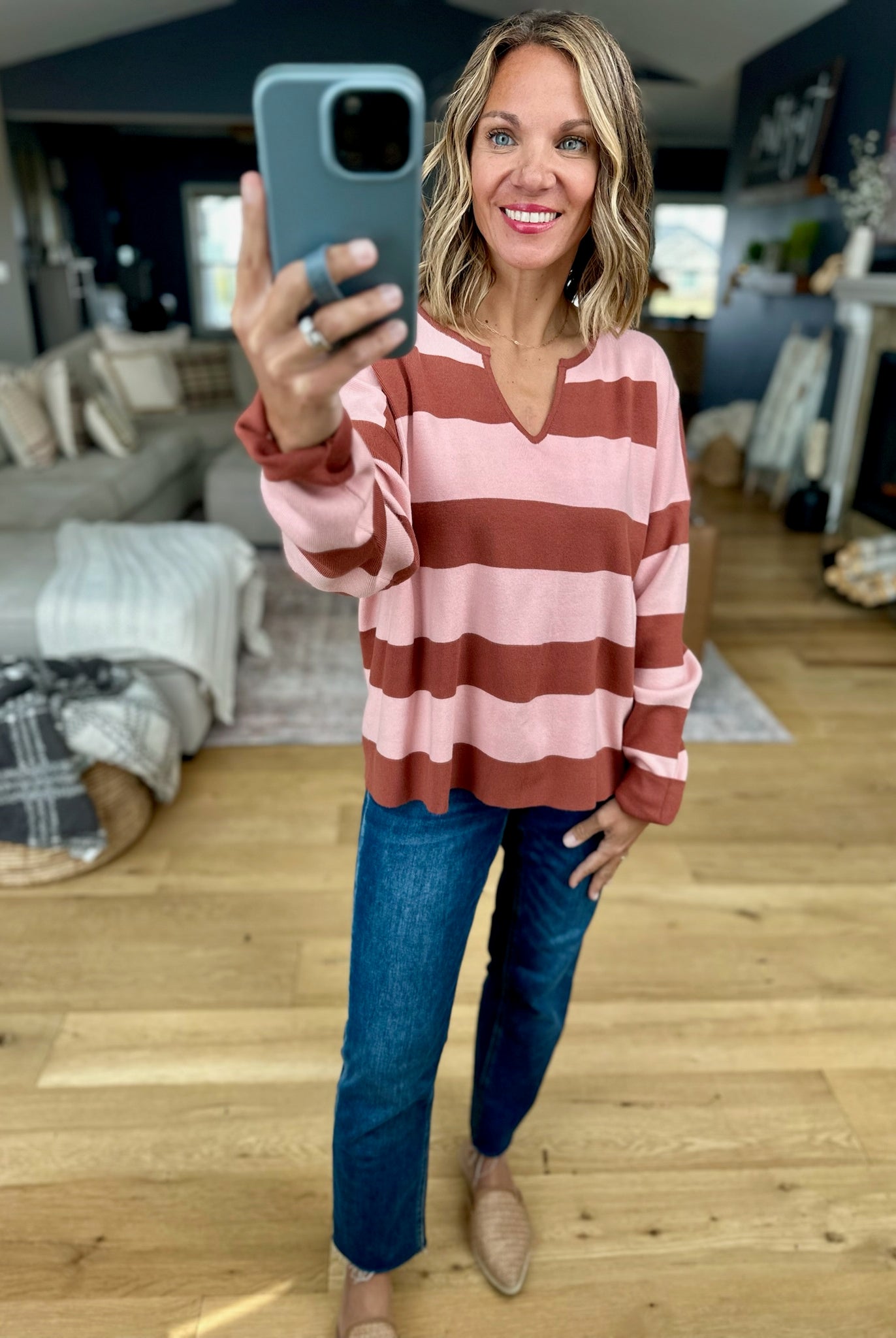All Good Things Striped Lightweight Knit-Wishlist-Anna Kaytes Boutique, Women's Fashion Boutique in Grinnell, Iowa