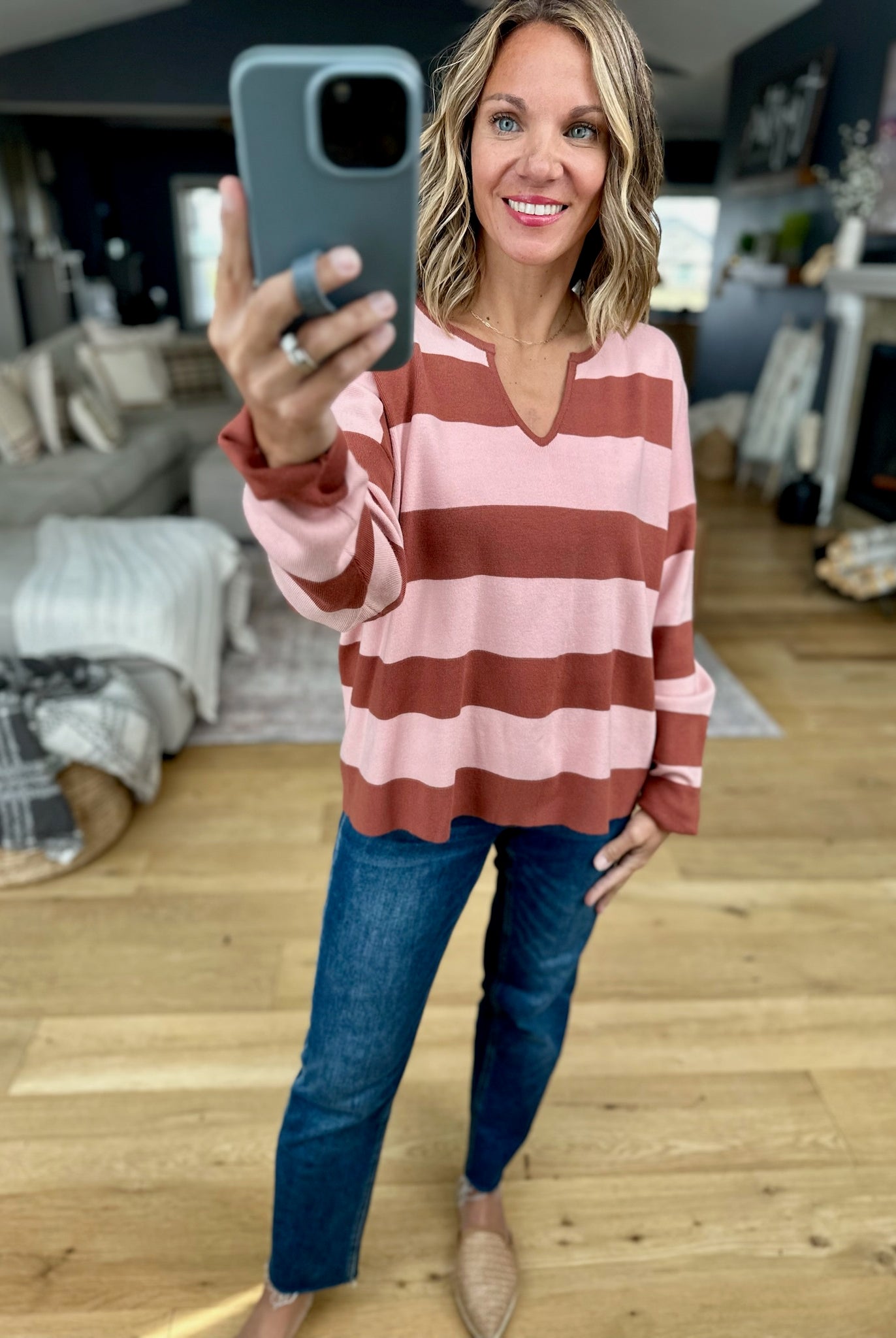 All Good Things Striped Lightweight Knit-Wishlist-Anna Kaytes Boutique, Women's Fashion Boutique in Grinnell, Iowa