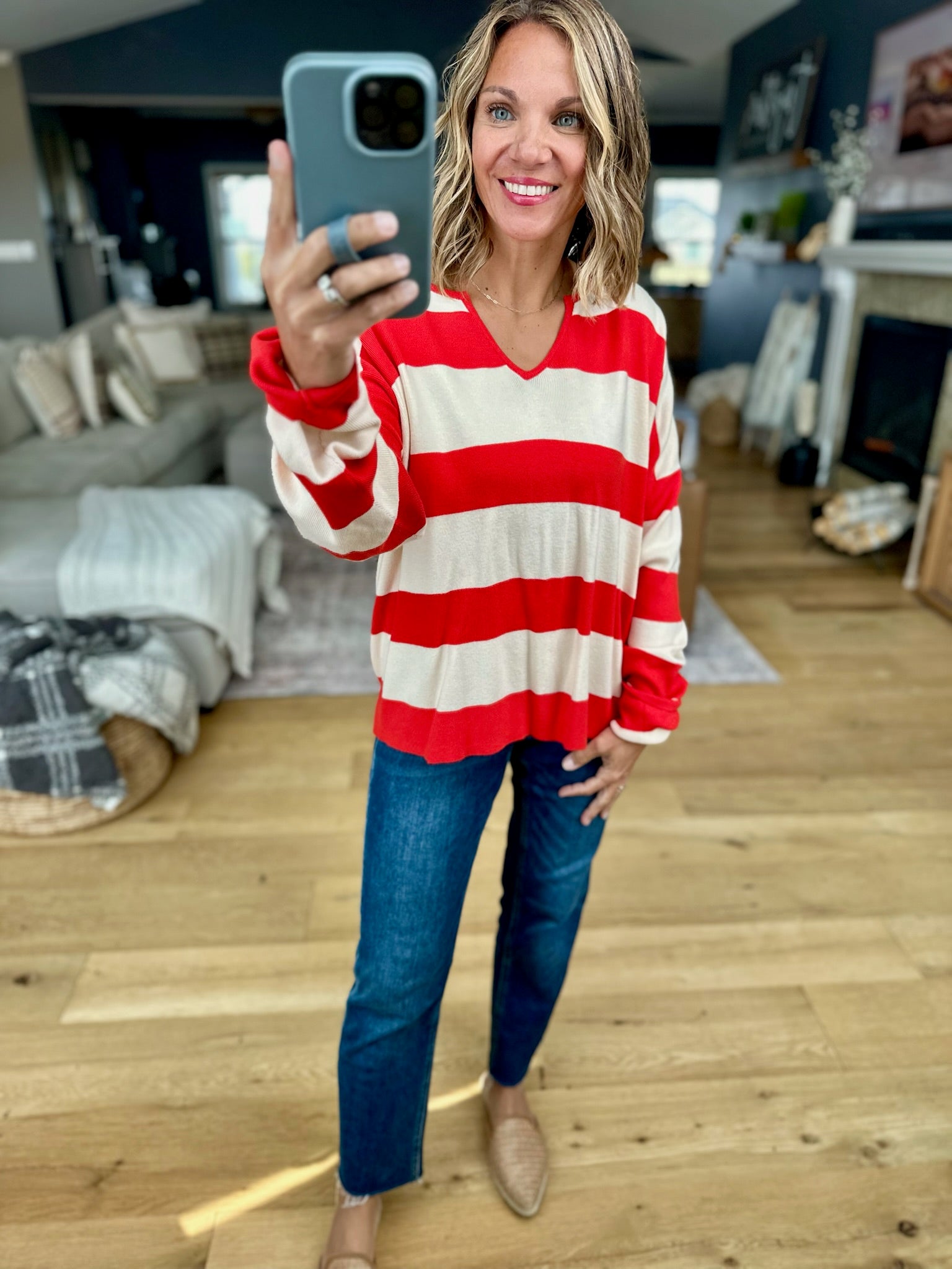 All Good Things Striped Lightweight Knit-Wishlist-Anna Kaytes Boutique, Women's Fashion Boutique in Grinnell, Iowa