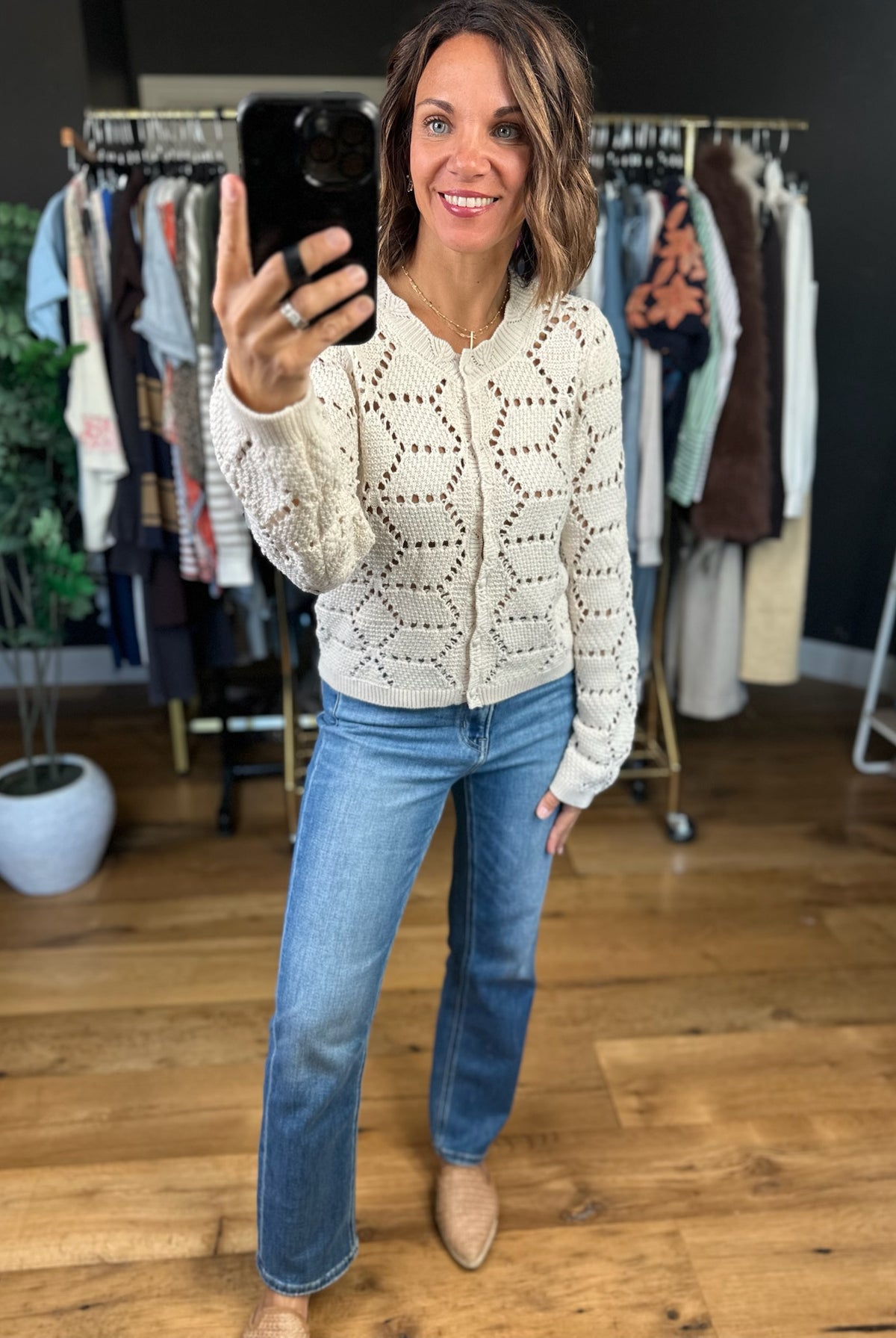 Z-Supply Rosalyn Sweater Cardigan-Sweaters-Z Supply-Anna Kaytes Boutique, Women's Fashion Boutique in Grinnell, Iowa
