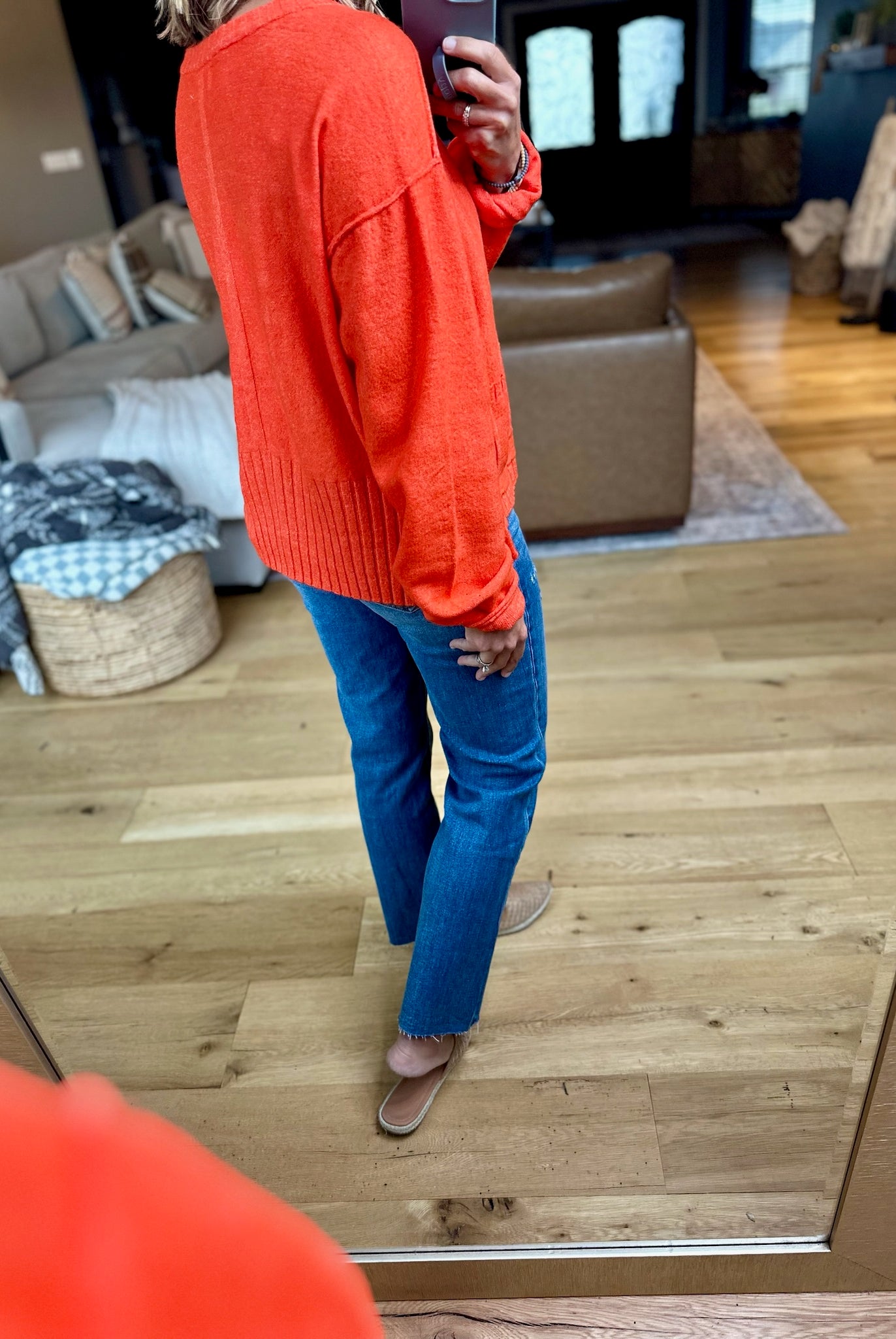 ****Pumpkin Spice Button-Front Cardigan-By Together-Anna Kaytes Boutique, Women's Fashion Boutique in Grinnell, Iowa