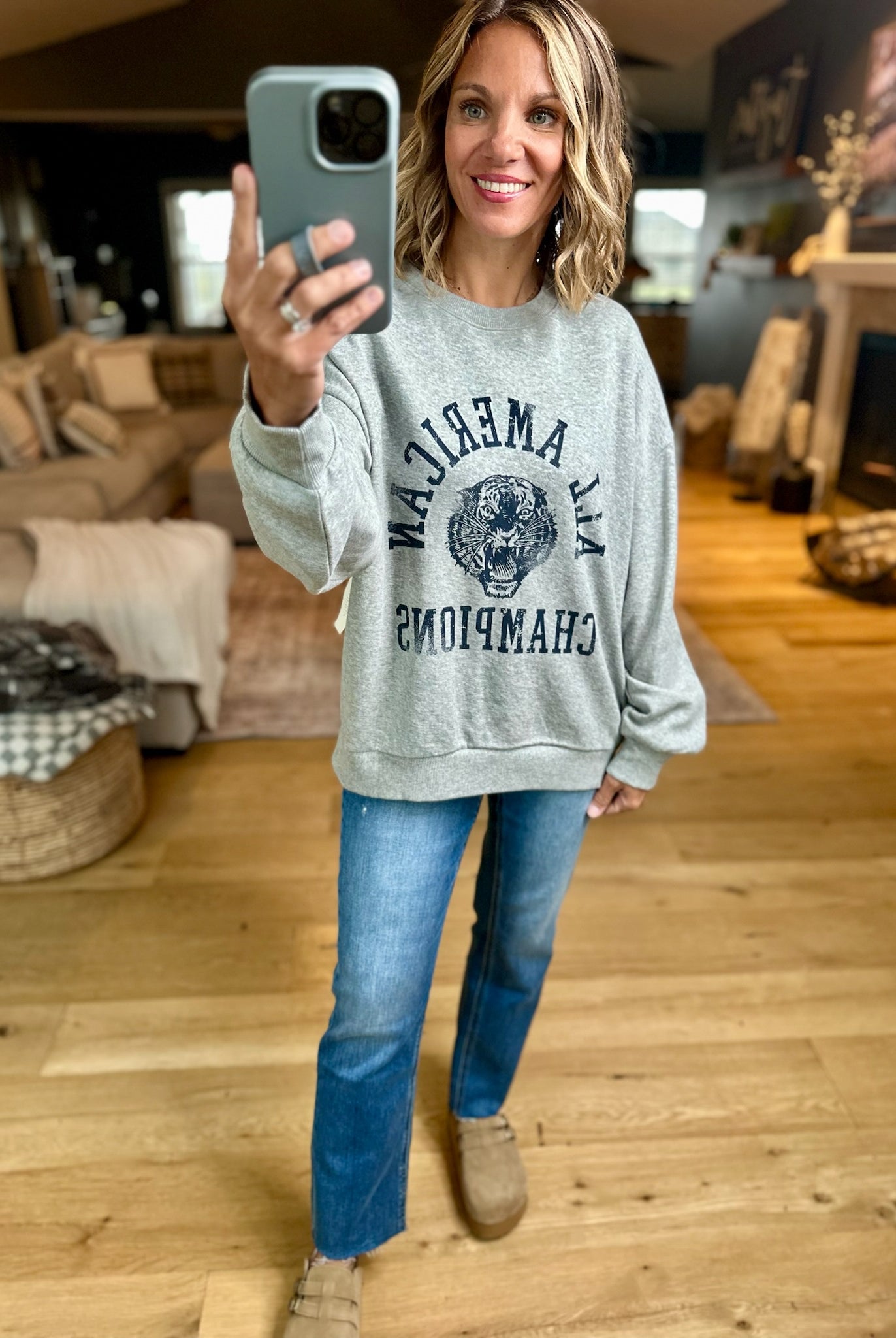 Z-Supply Champs Sunday Sweatshirt-Z Supply-Anna Kaytes Boutique, Women's Fashion Boutique in Grinnell, Iowa