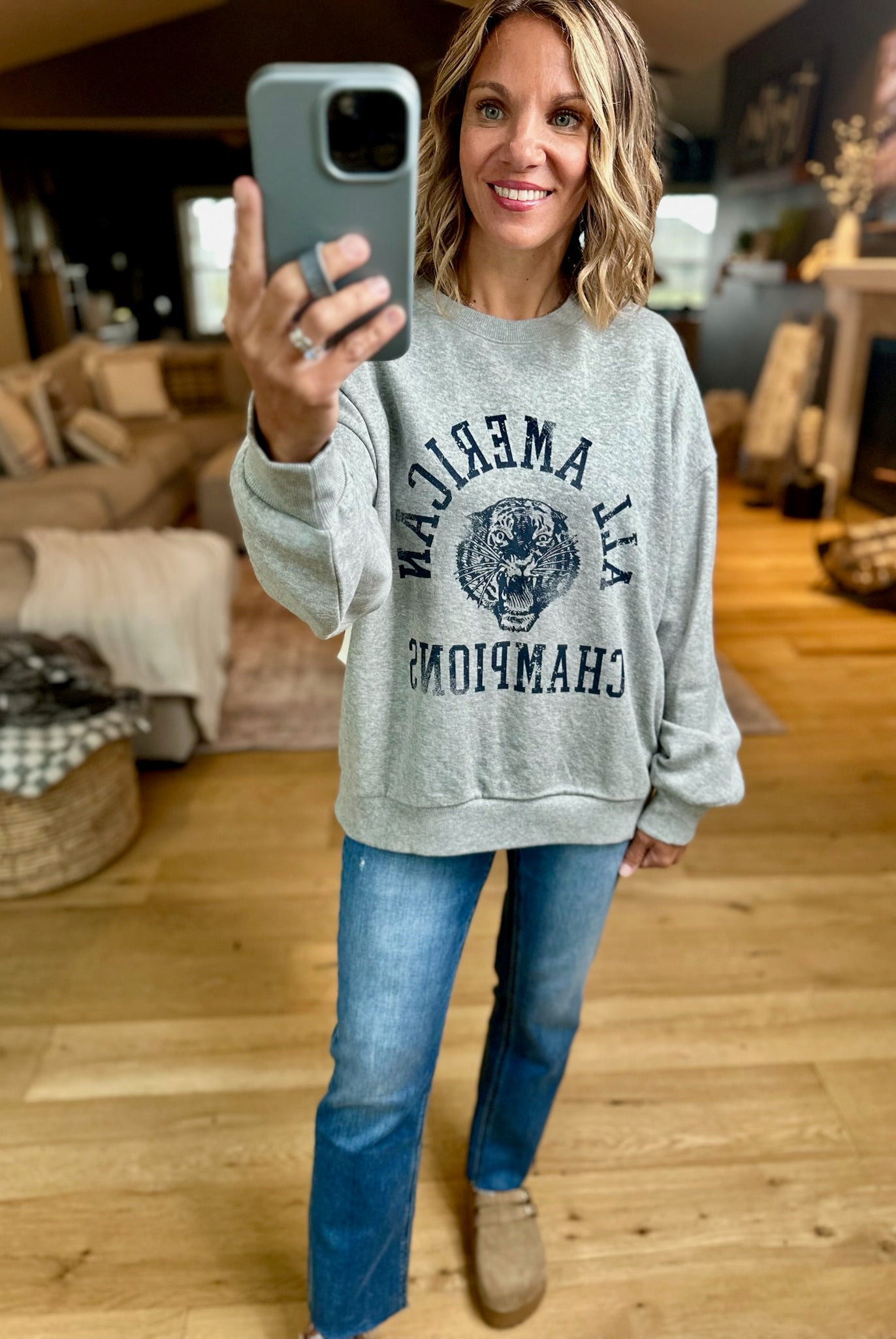 Z-Supply Champs Sunday Sweatshirt-Z Supply-Anna Kaytes Boutique, Women's Fashion Boutique in Grinnell, Iowa