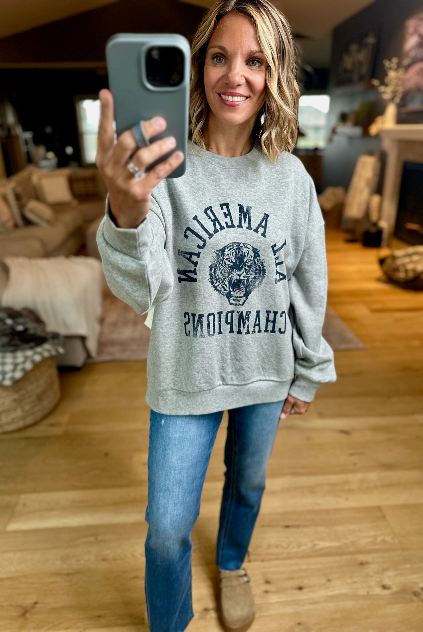 Z-Supply Champs Sunday Sweatshirt-Z Supply-Anna Kaytes Boutique, Women's Fashion Boutique in Grinnell, Iowa