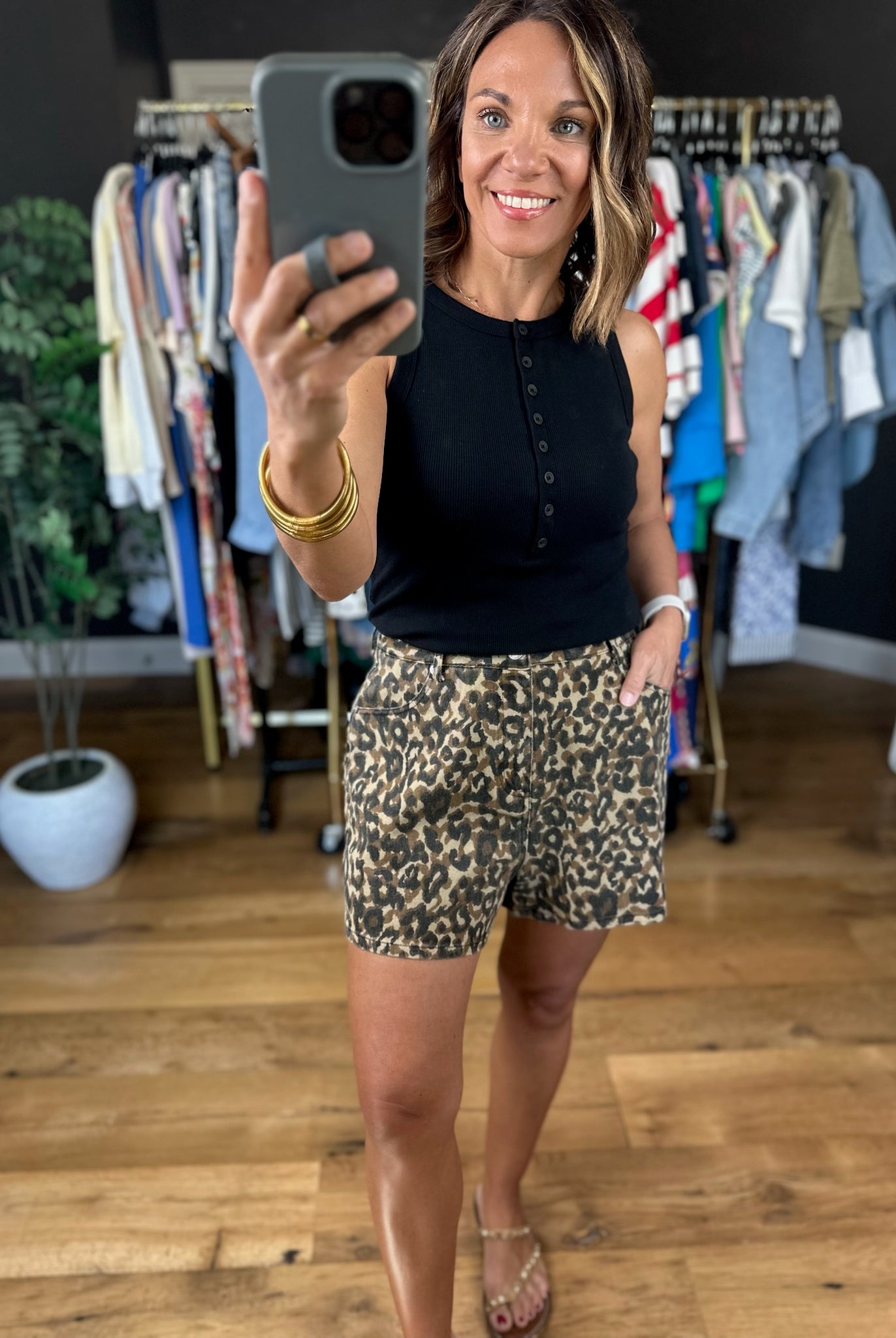 Wild Summer Leopard Print Shorts-Shorts-ee:some-Anna Kaytes Boutique, Women's Fashion Boutique in Grinnell, Iowa