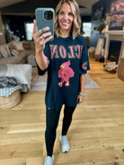 Cyclones Oversized Tee - Two color options-Gameday Social-Anna Kaytes Boutique, Women's Fashion Boutique in Grinnell, Iowa