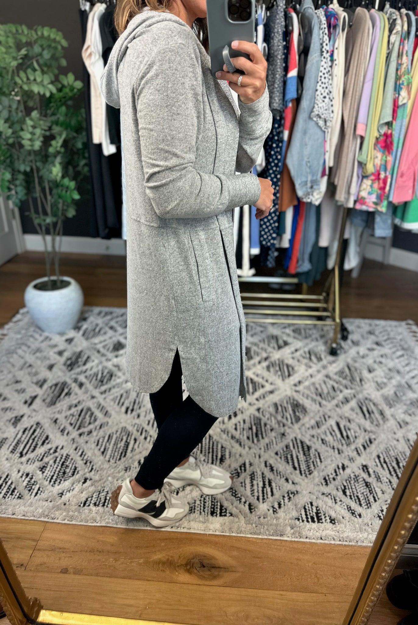 Swept Away Midi Pocket Cardigan-Sweaters-Mono B-Anna Kaytes Boutique, Women's Fashion Boutique in Grinnell, Iowa